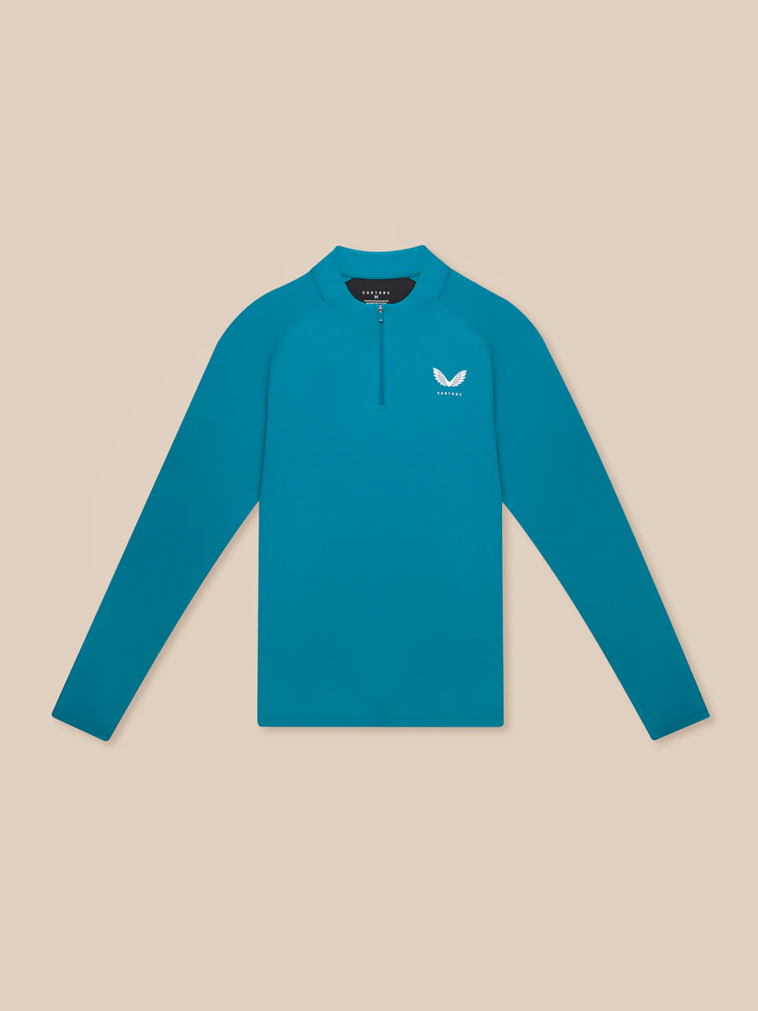 Flow Training 1/4 Zip Top - Dark Aqua