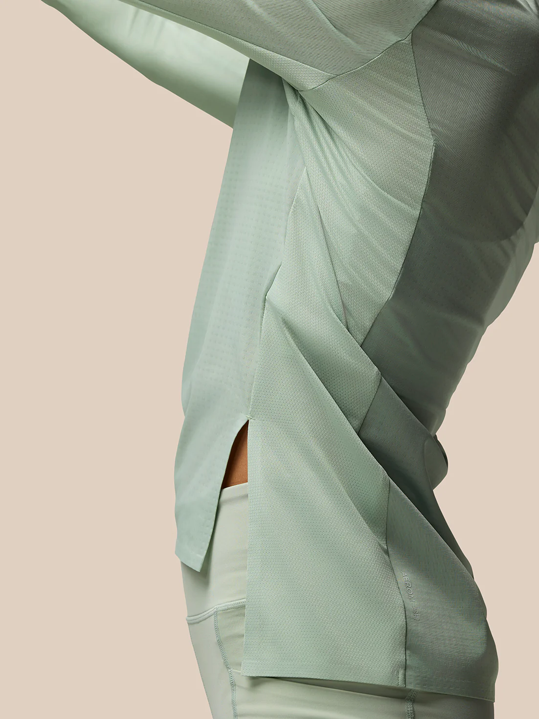 Apex Training 1/4 Zip Top- Sage