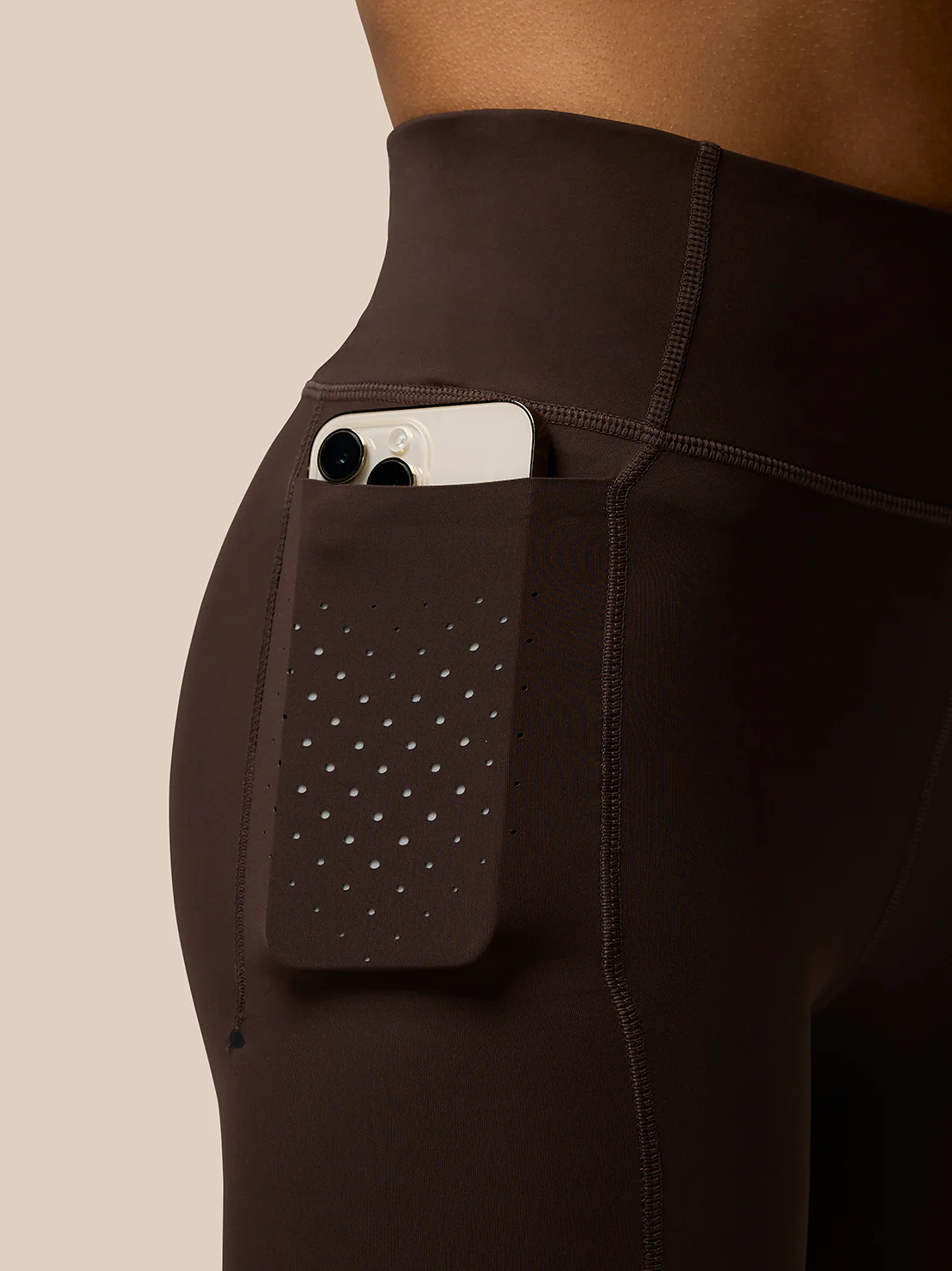 Zone Training Leggings - Brown