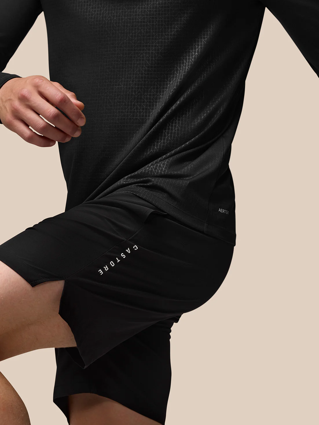 Adapt Training 1/4 Zip Top - Black