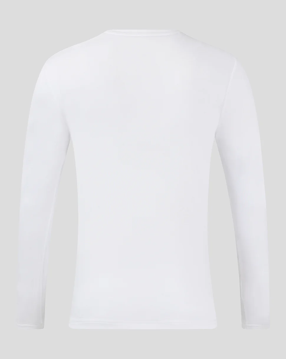 LS DOTS PRINTED TRAINING TEE  2 - BRILLIANT WHITE/ ARCTIC ICE