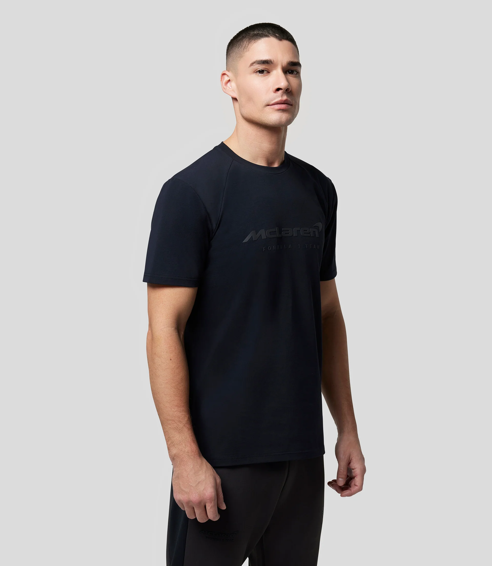 Black McLaren Active Dualbrand Fanwear T-Shirt