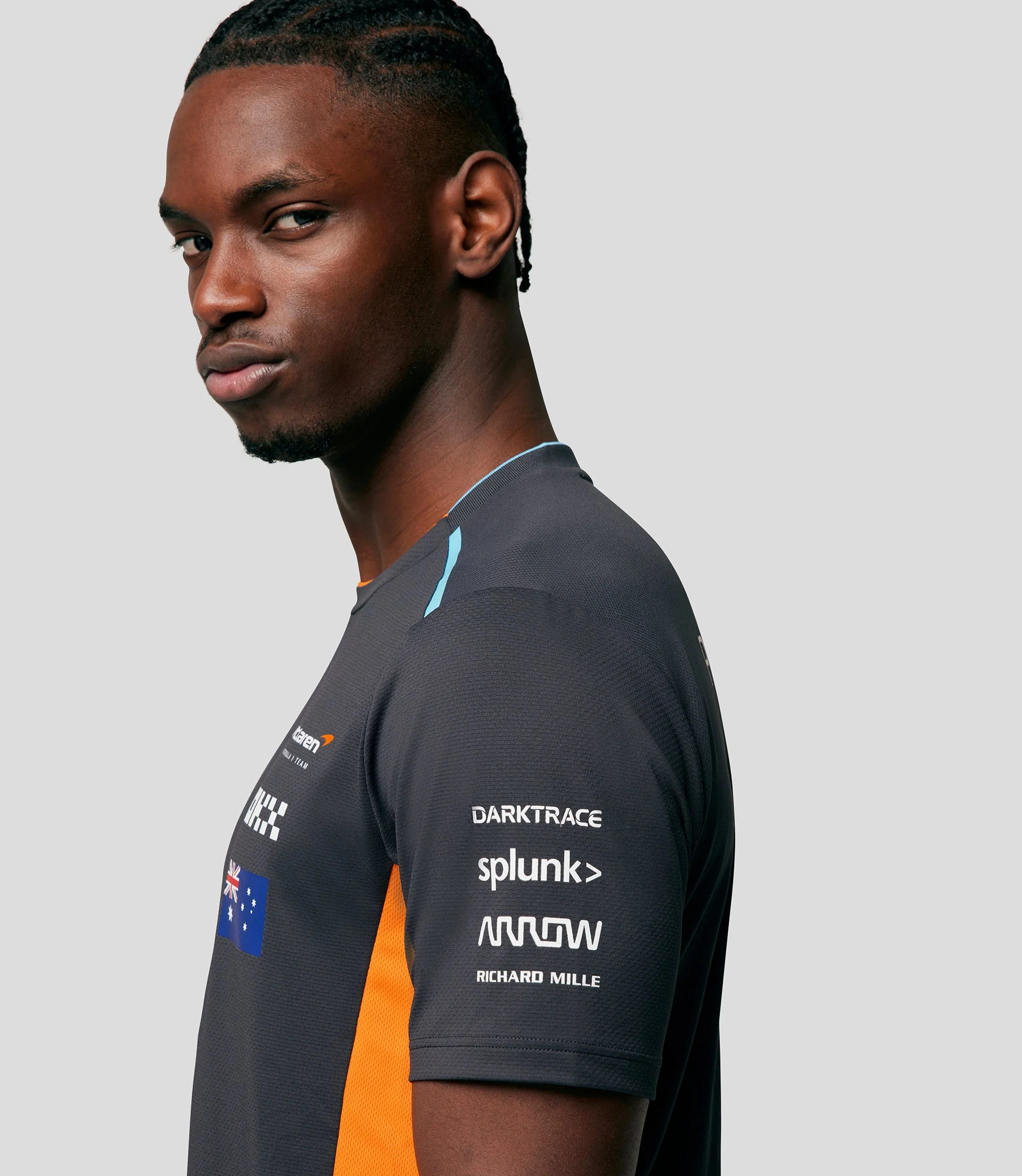 McLAREN MEN'S SET UP T-SHIRT PIASTRI - PHANTOM