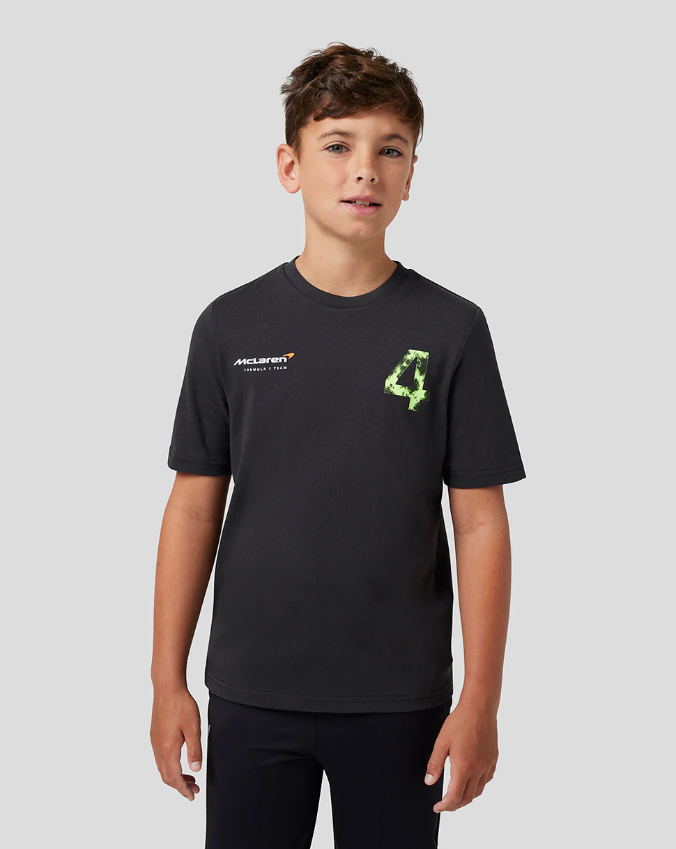 Junior McLaren Norris Silverstone T-Shirt - Phantom