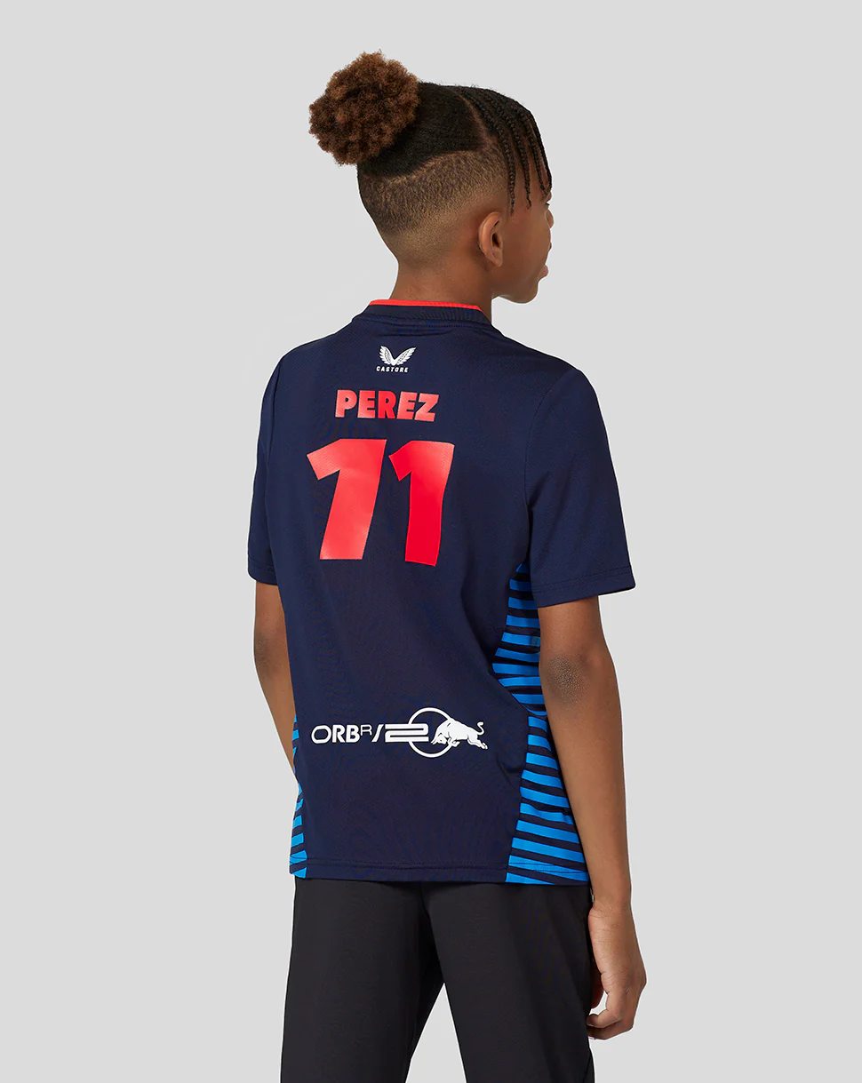 Oracle Red Bull Racing Junior Official Teamline Sergio Checo Perez T-Shirt - Night Sky