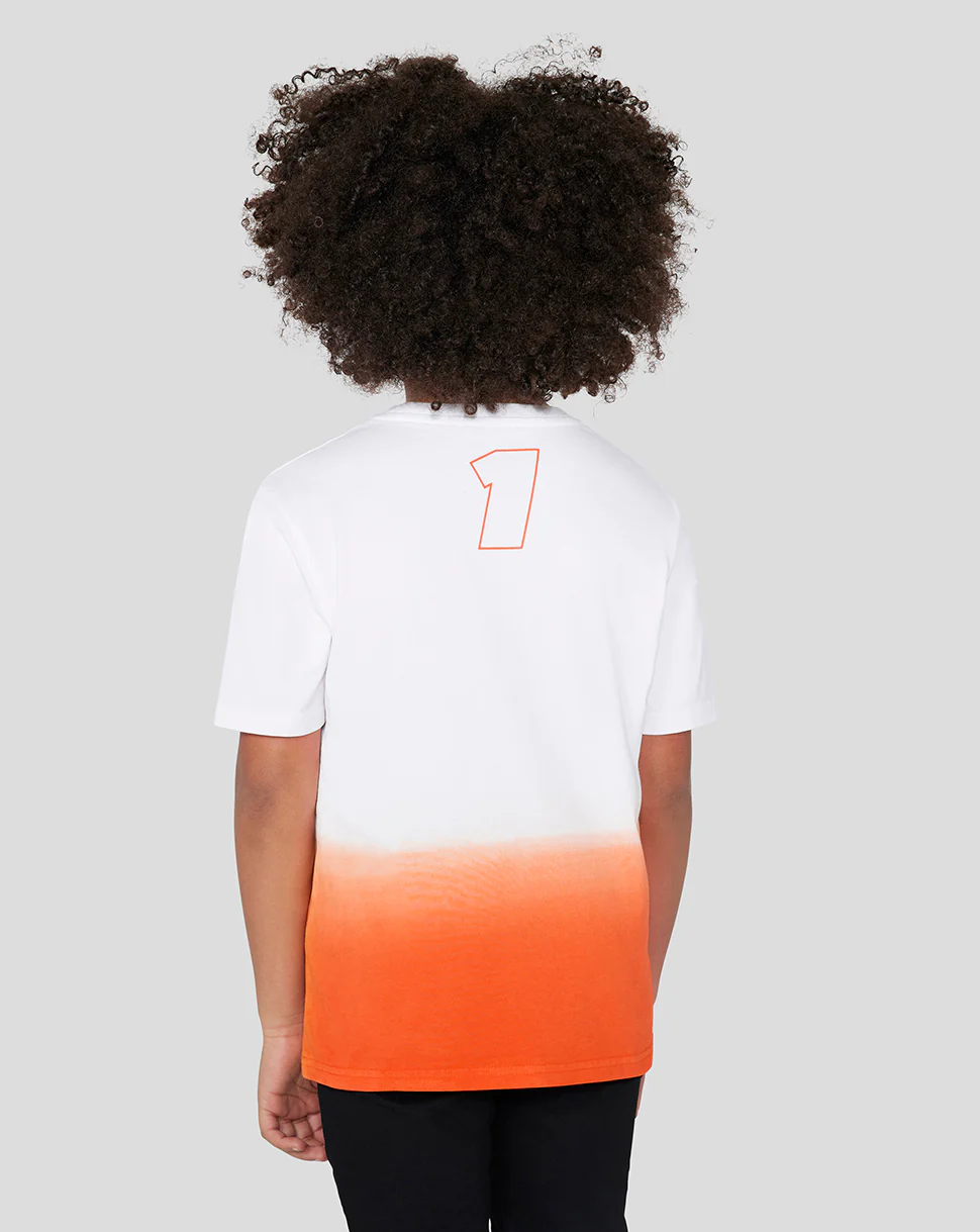 ORACLE RED BULL RACING JUNIOR DRIVER MAX VERSTAPPEN T-SHIRT - EXOTIC ORANGE