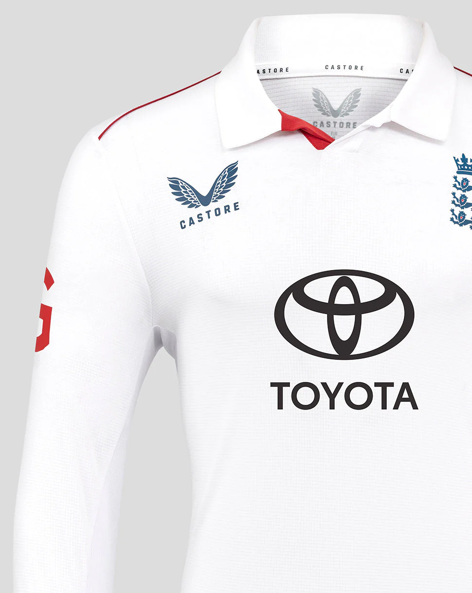 England Cricket Test Men's Pro Long Sleeve Shirt 25/26