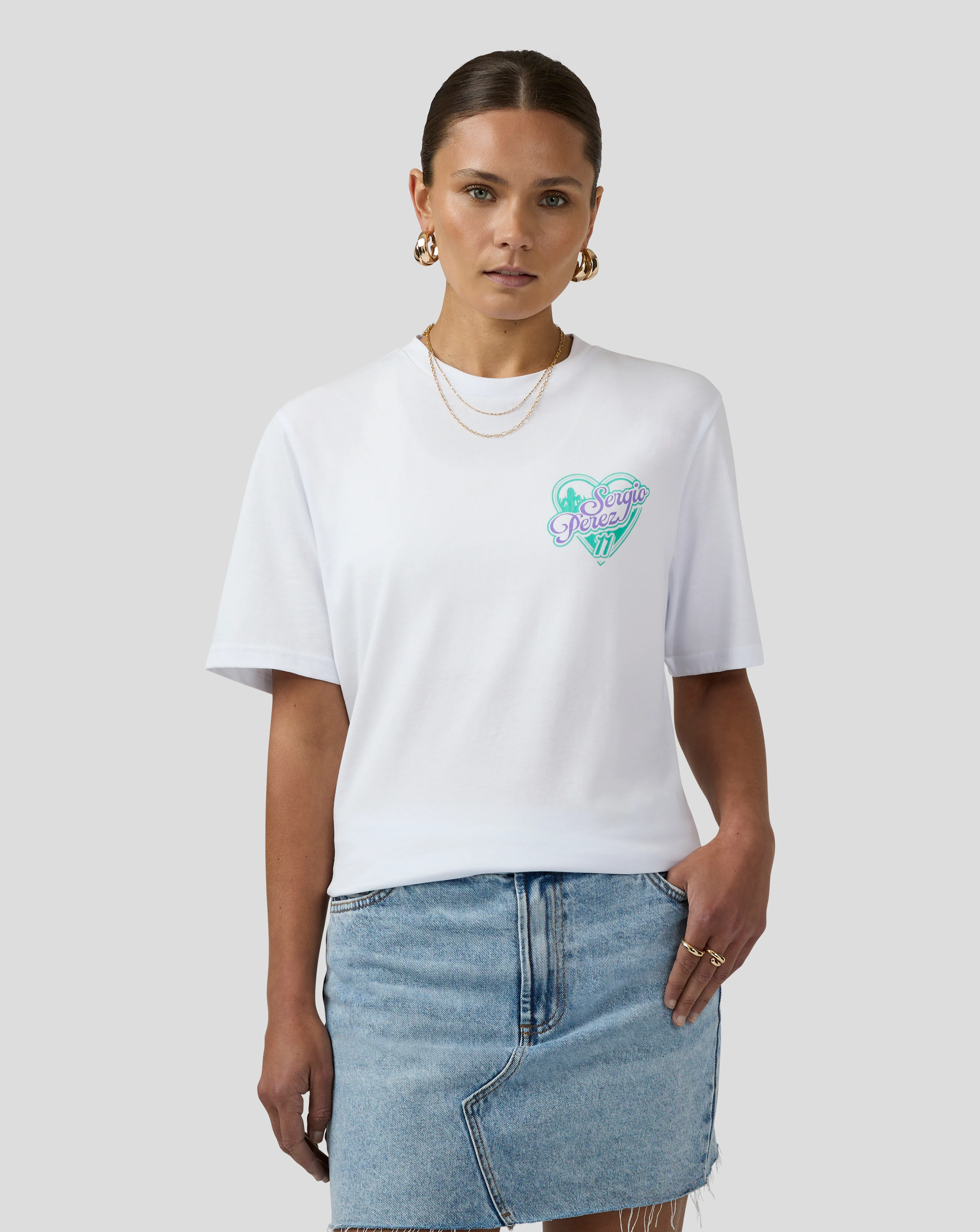 Oracle Red Bull Racing Unisex Mexico Sergio Perez Short Sleeve T-Shirt