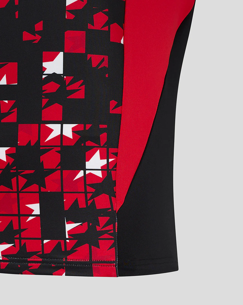 Saracens Men's 24/25 Matchday Midlayer - Black/Red