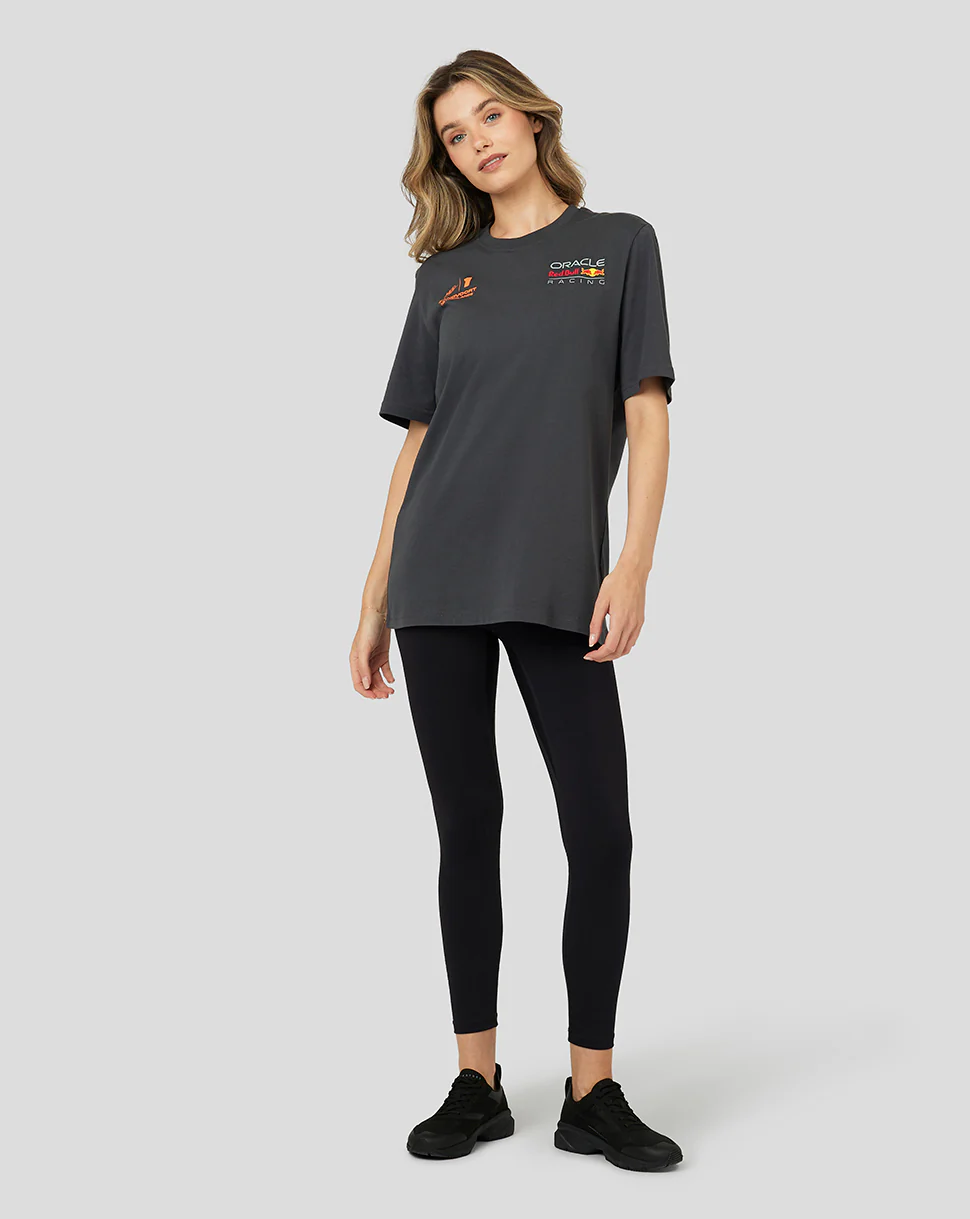 ORACLE RED BULL RACING UNISEX SHORT SLEEVE T-SHIRT RACE - ASPHALT