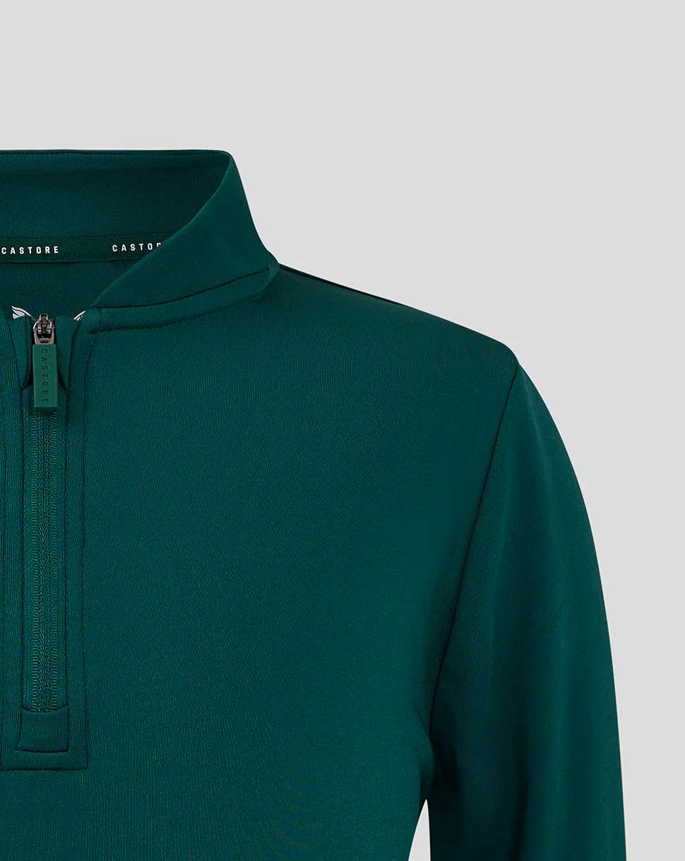 BOMBER NECK 1/4 ZIP - BOTANICAL GARDEN