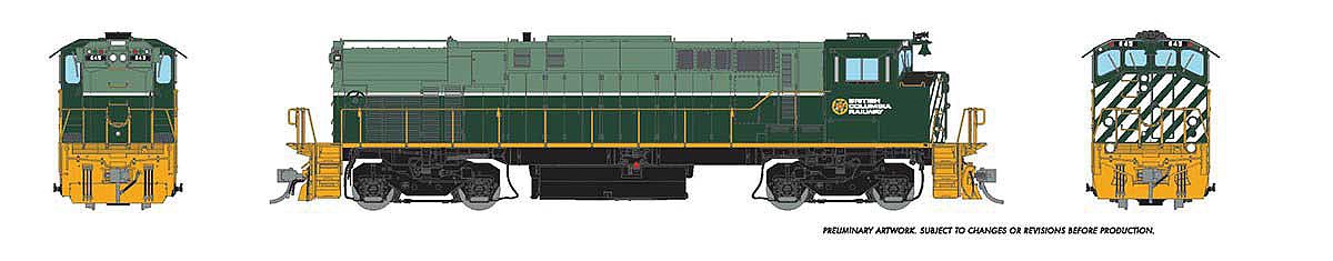 M420 British Columbia Railway #646 DC