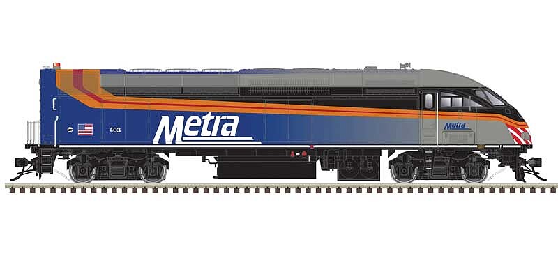 MP36 METRA #418 DCC Ready