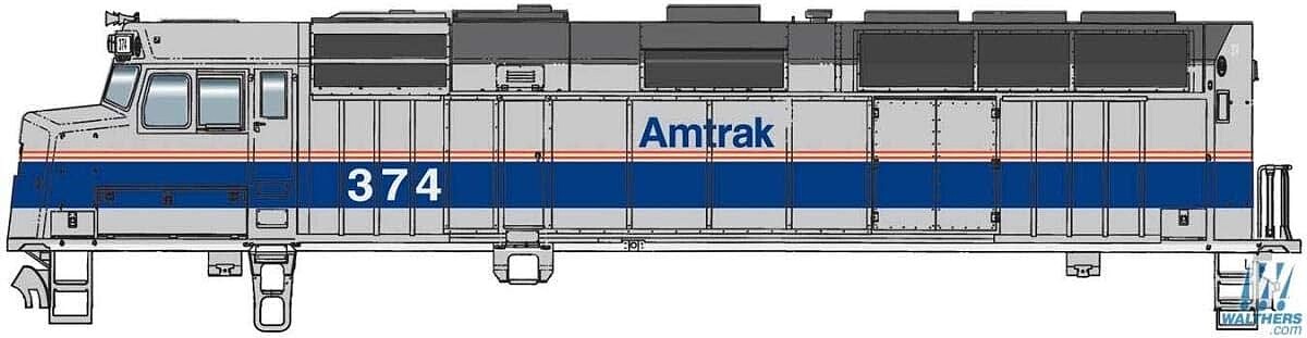 EMD F40PH Phase IV - ESU Sound and DCC - Amtrak #374