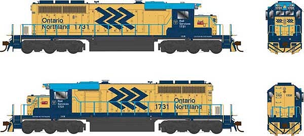HO ON SD40-2 #1731