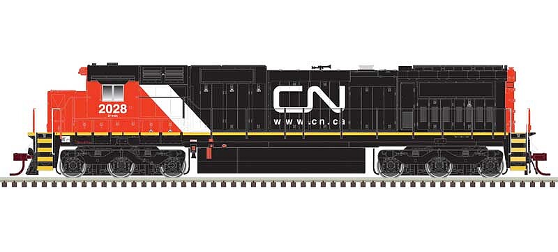 Dash 8-40C Canadian National #2017 DCC Ready