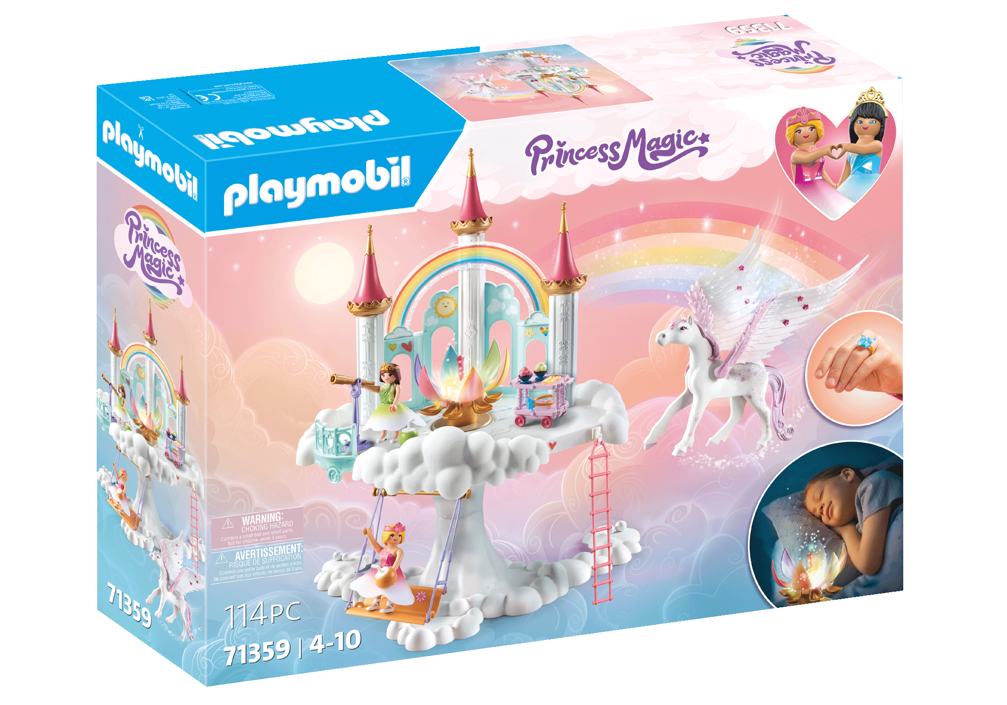 Rainbow Castle in the Clouds