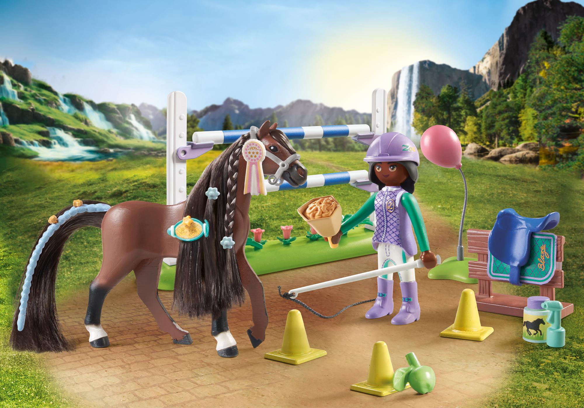 Jumping Arena with Zoe and Blaze