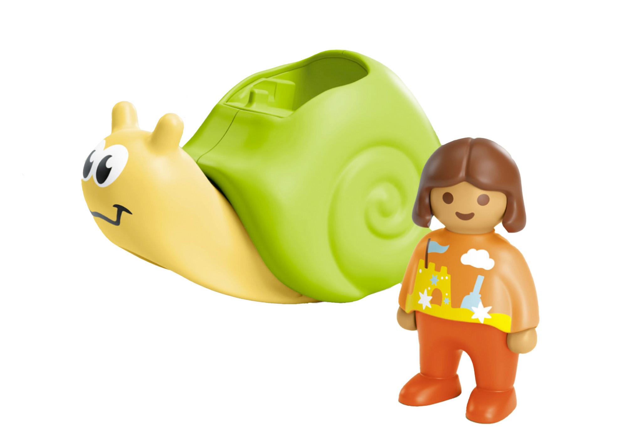 JUNIOR: Rocking Snail with Rattle Feature