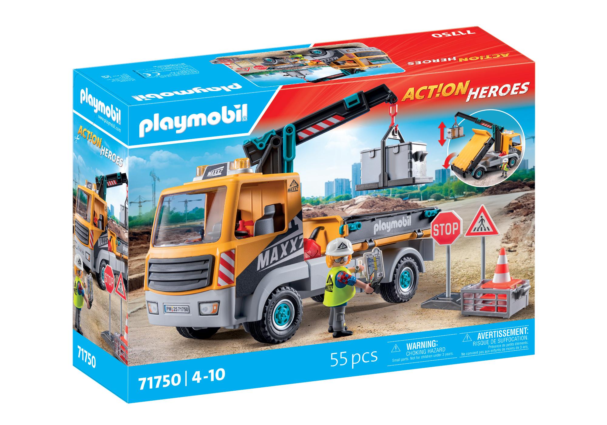 Construction Truck with Crane