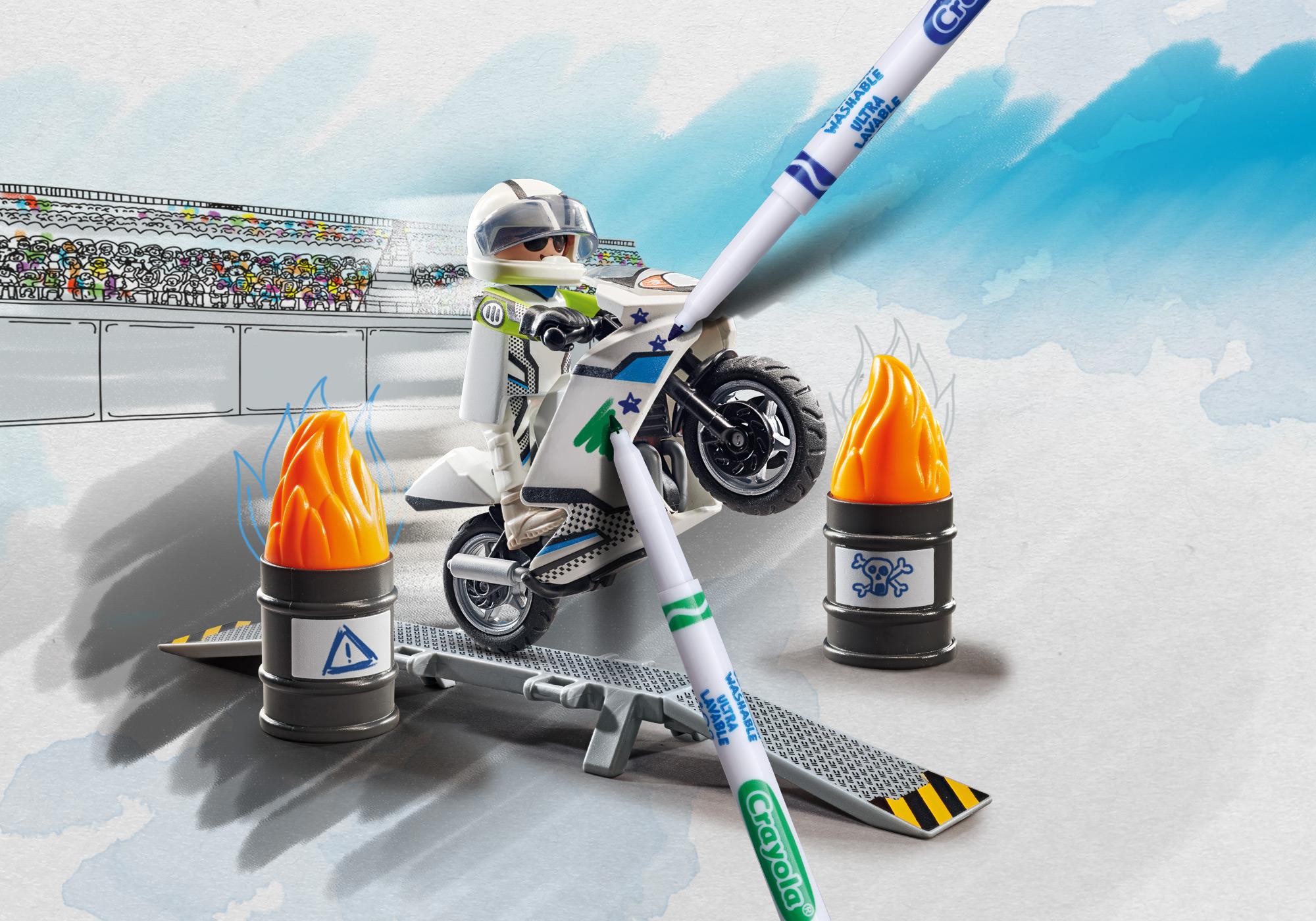 PLAYMOBIL Color: Motorbike
