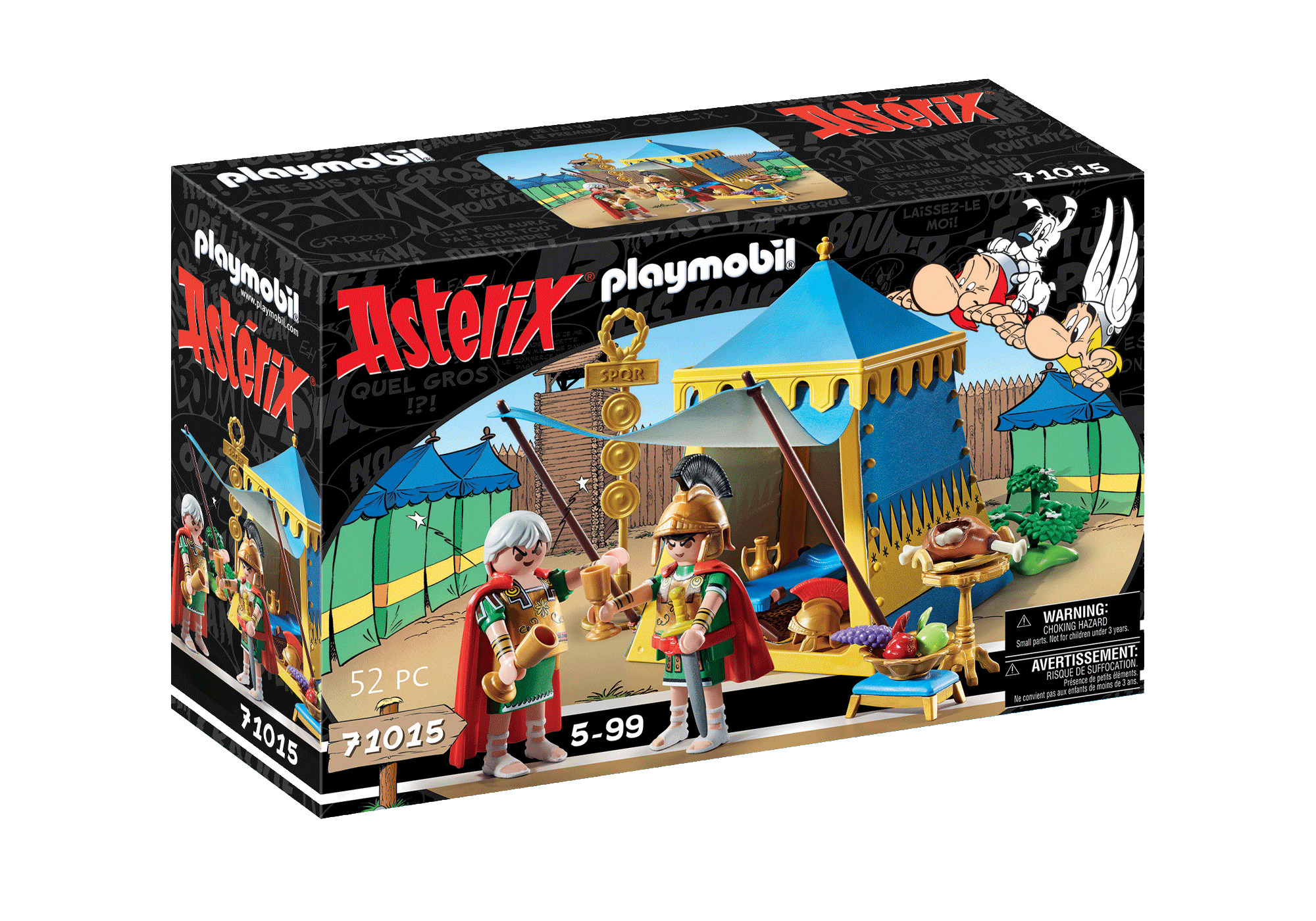 Asterix: Leader`s tent with generals