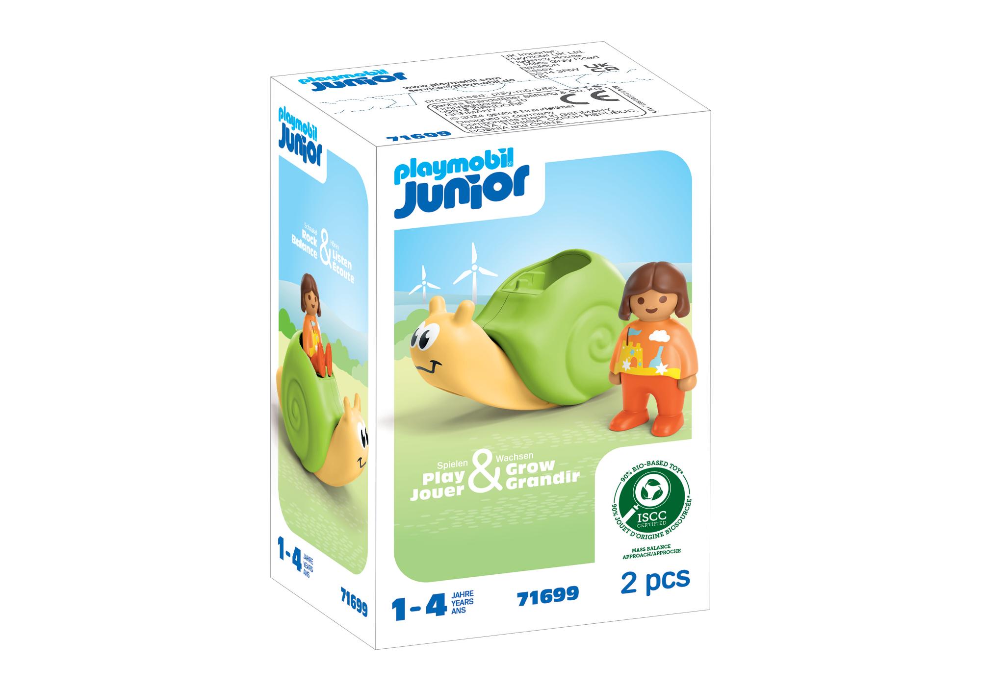 JUNIOR: Rocking Snail with Rattle Feature