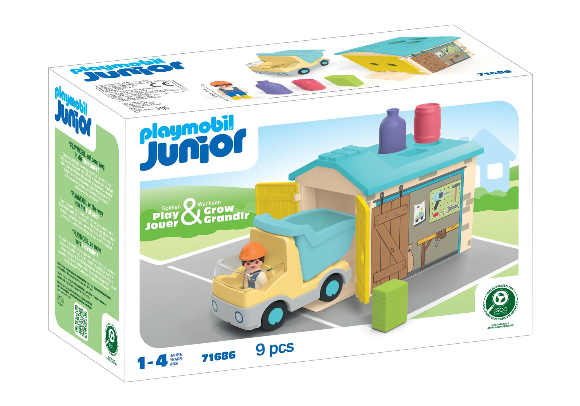 JUNIOR: Construction Truck with Garage