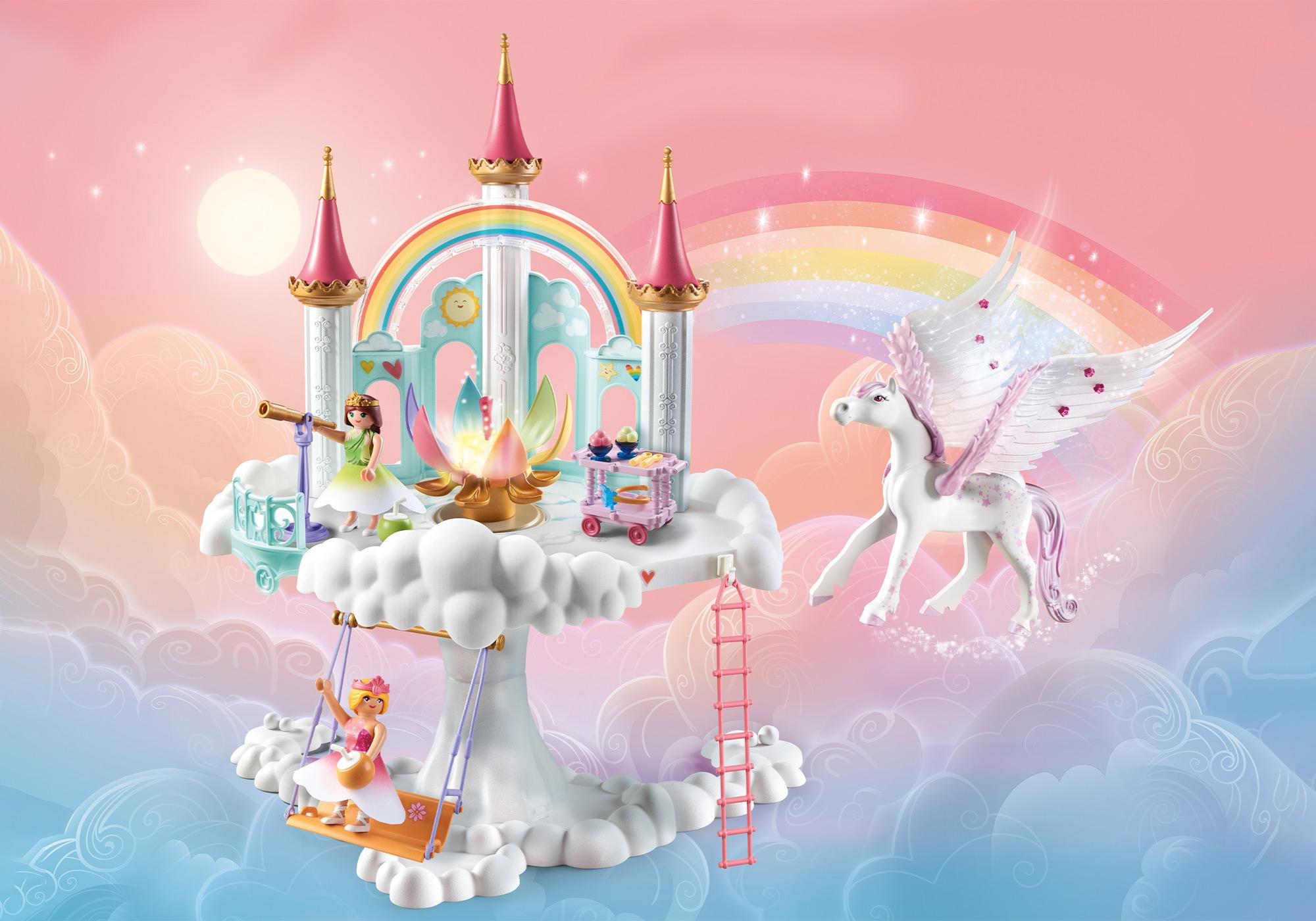 Rainbow Castle in the Clouds
