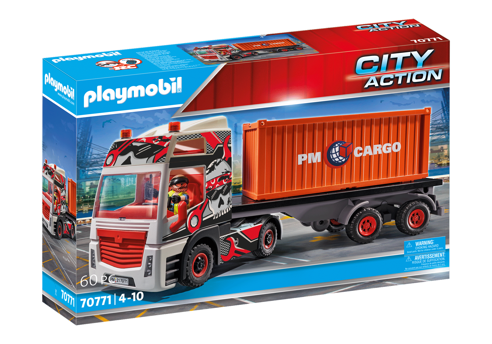 Truck with Cargo Container