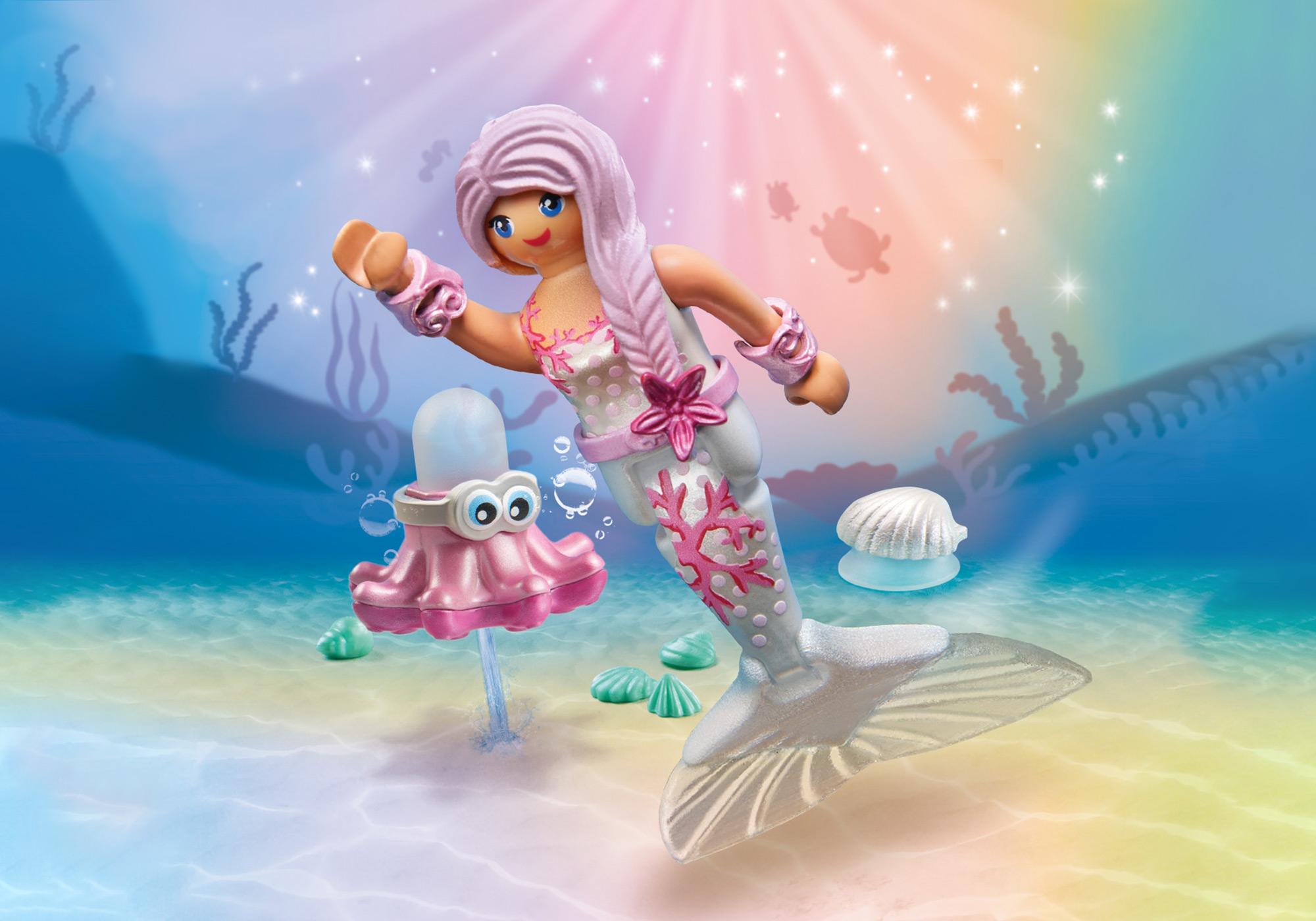 Mermaid with Squirt Octopus
