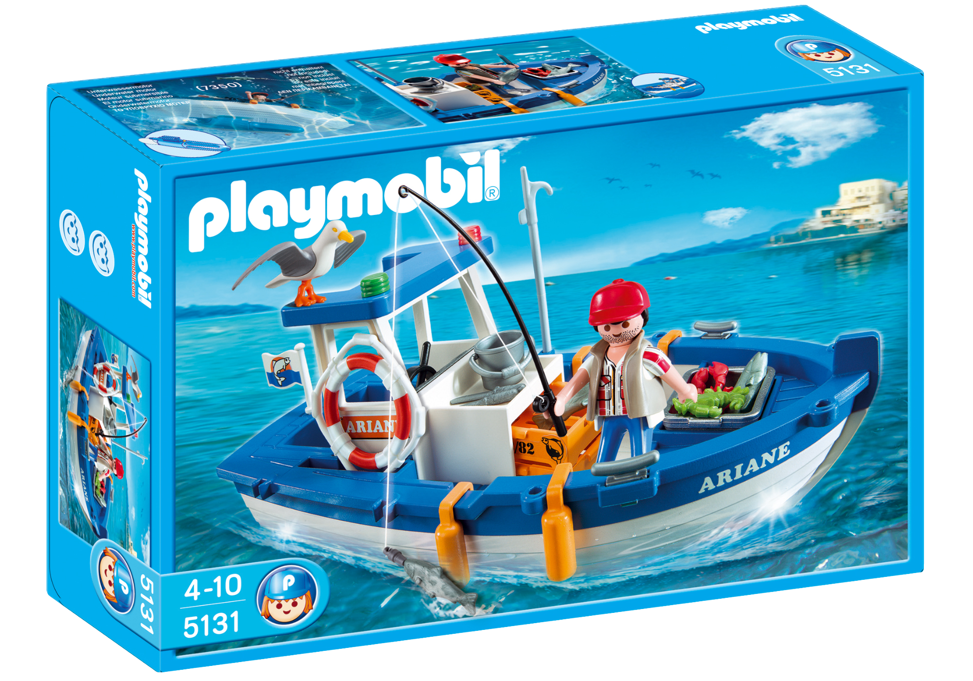 Fisherman with Boat