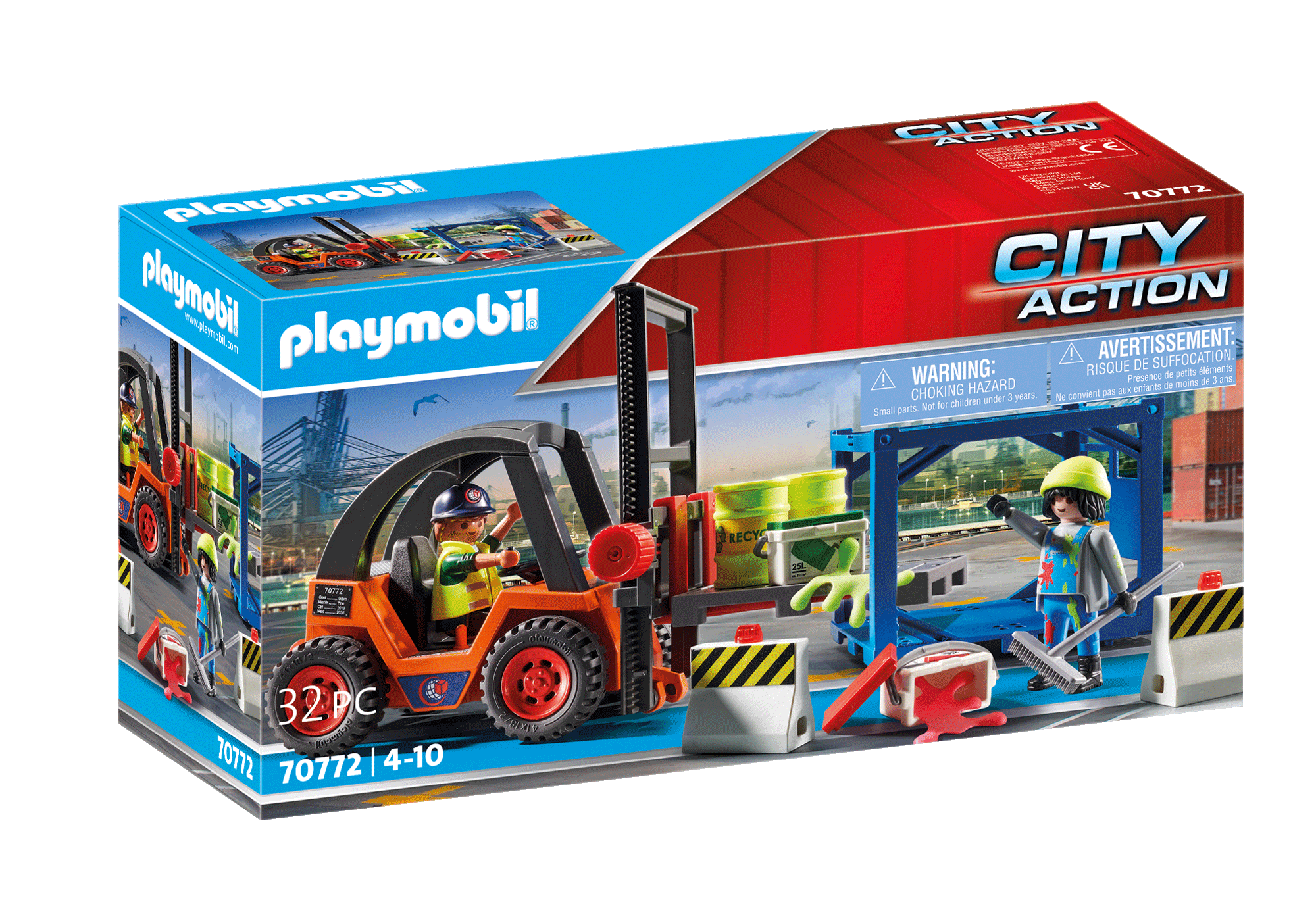 Forklift with Freight