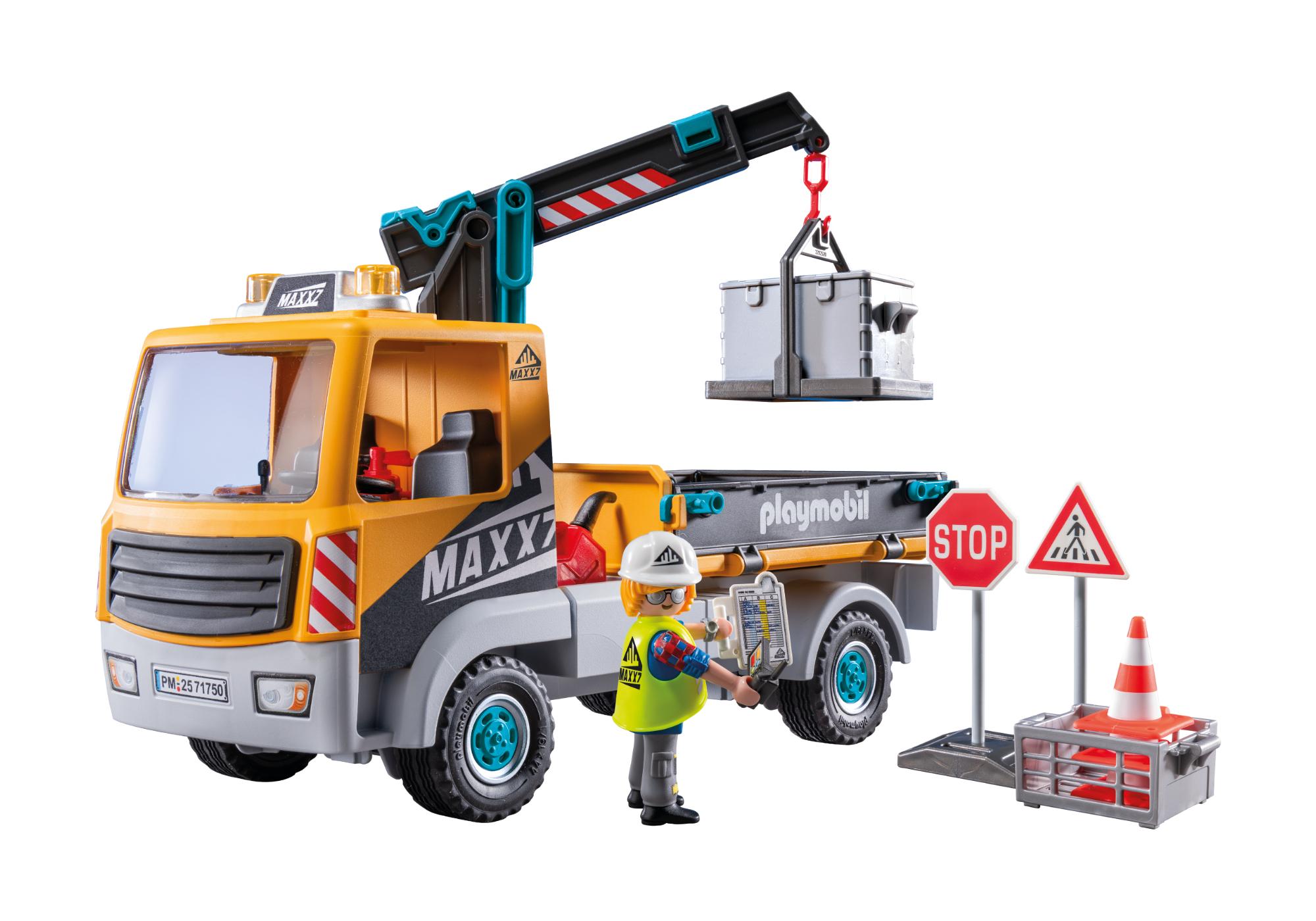 Construction Truck with Crane