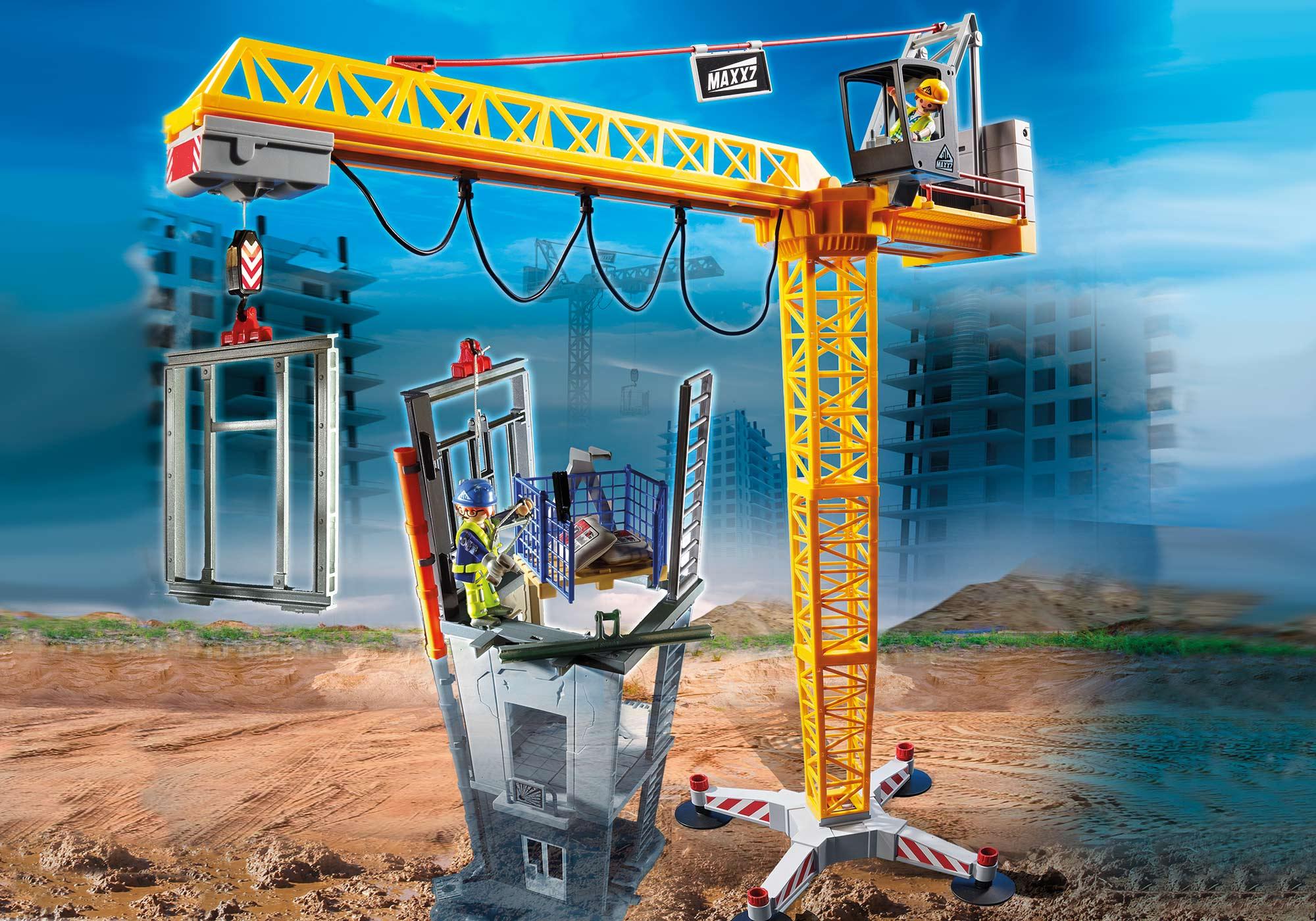 RC Crane with Building Section