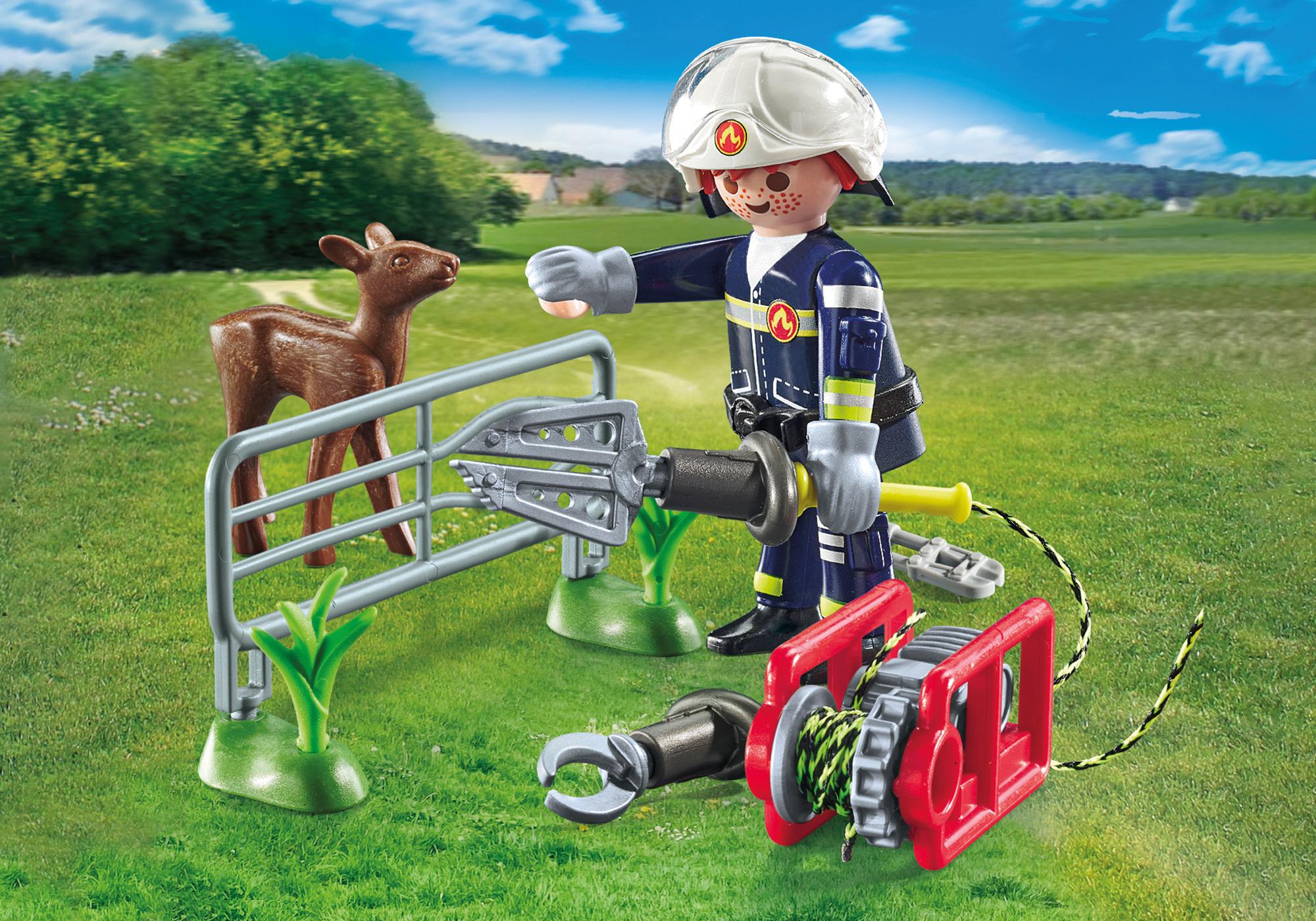 Firefighters Animal Rescue