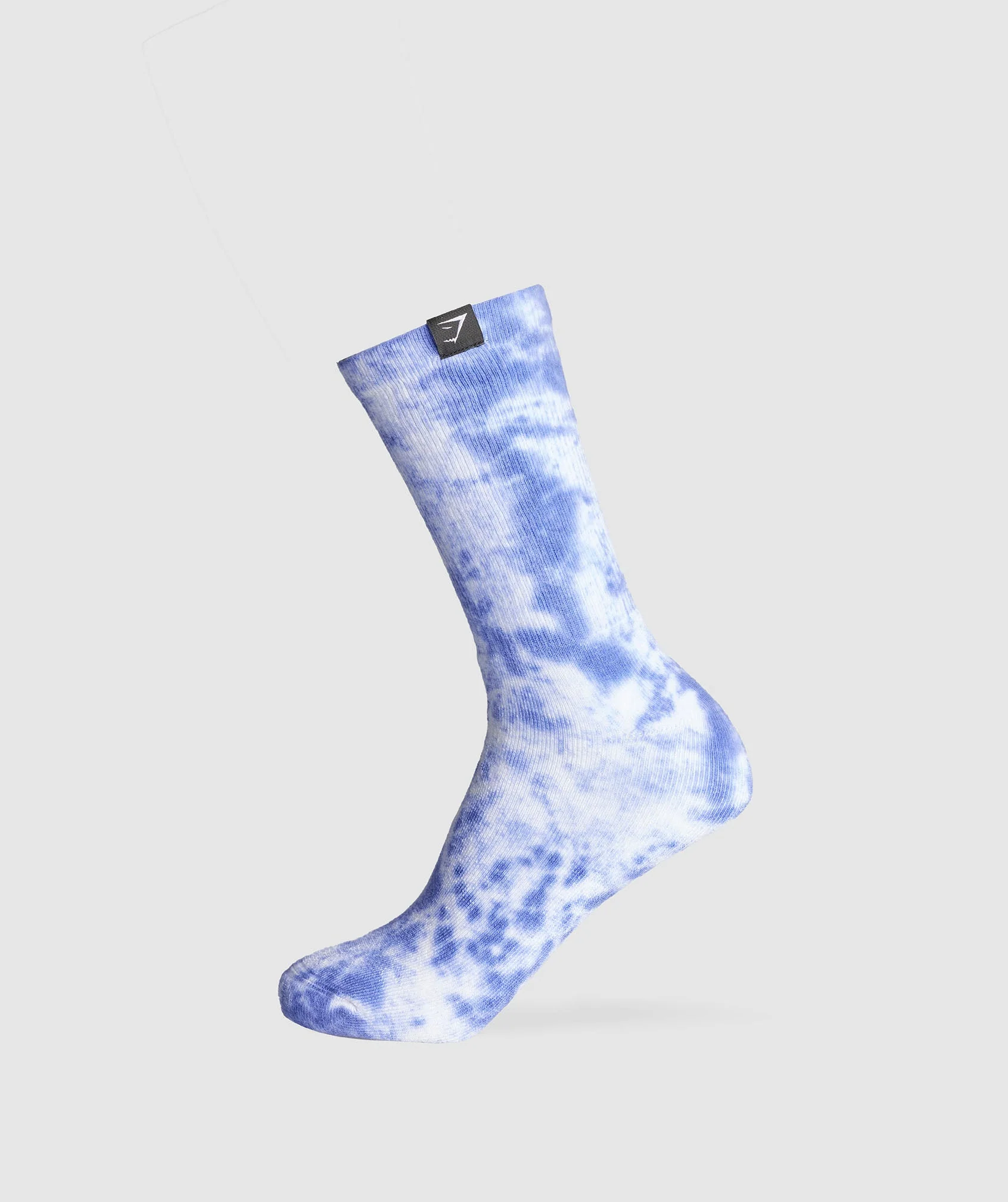 Gymshark Summer Tie Dye Crew Socks - Wave Blue