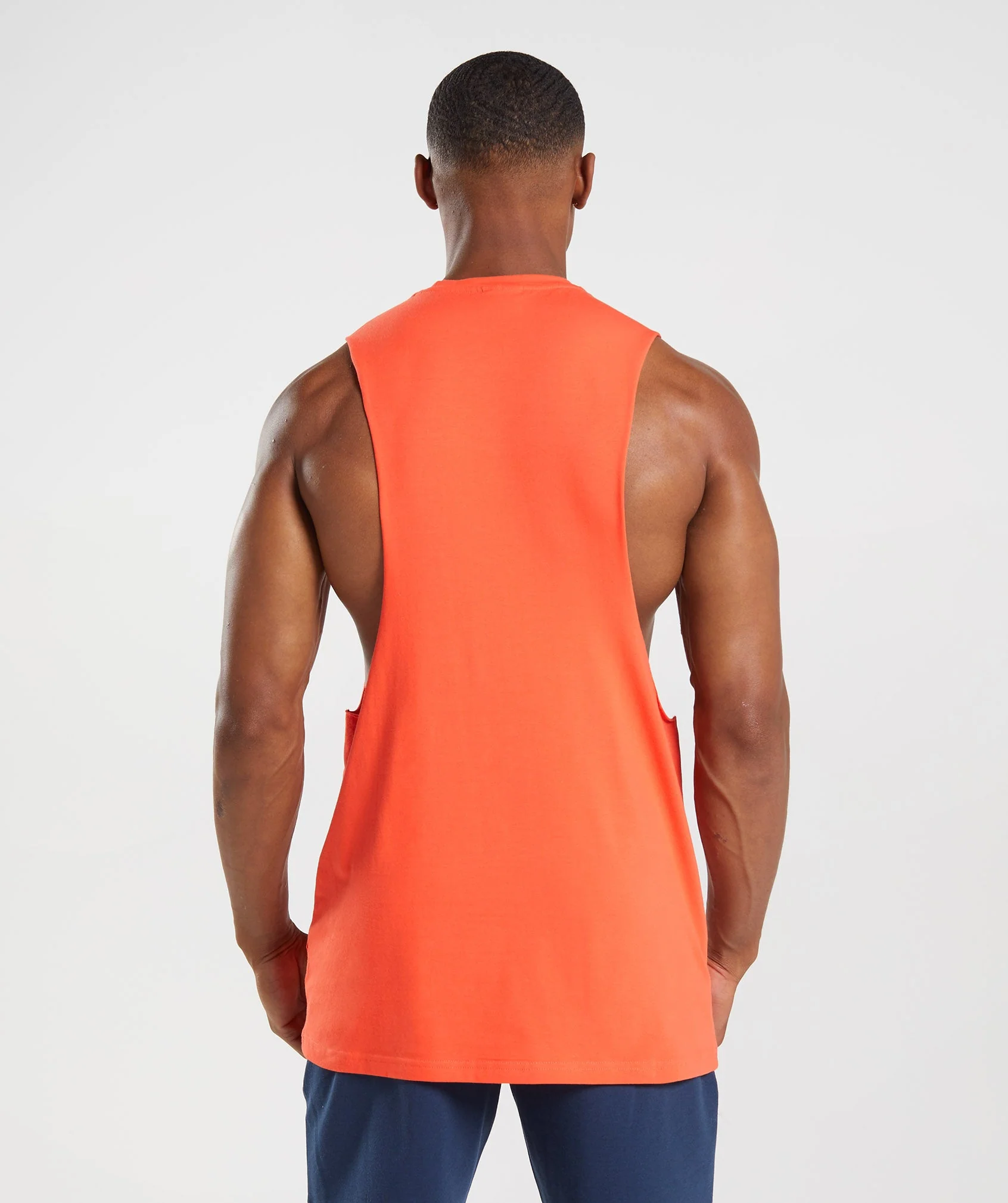 Gymshark Apollo Infill Drop Arm Tank - Papaya Orange