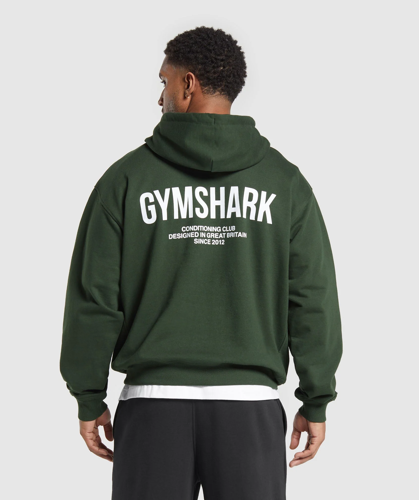 Gymshark Conditioning Club Hoodie - Trail Green