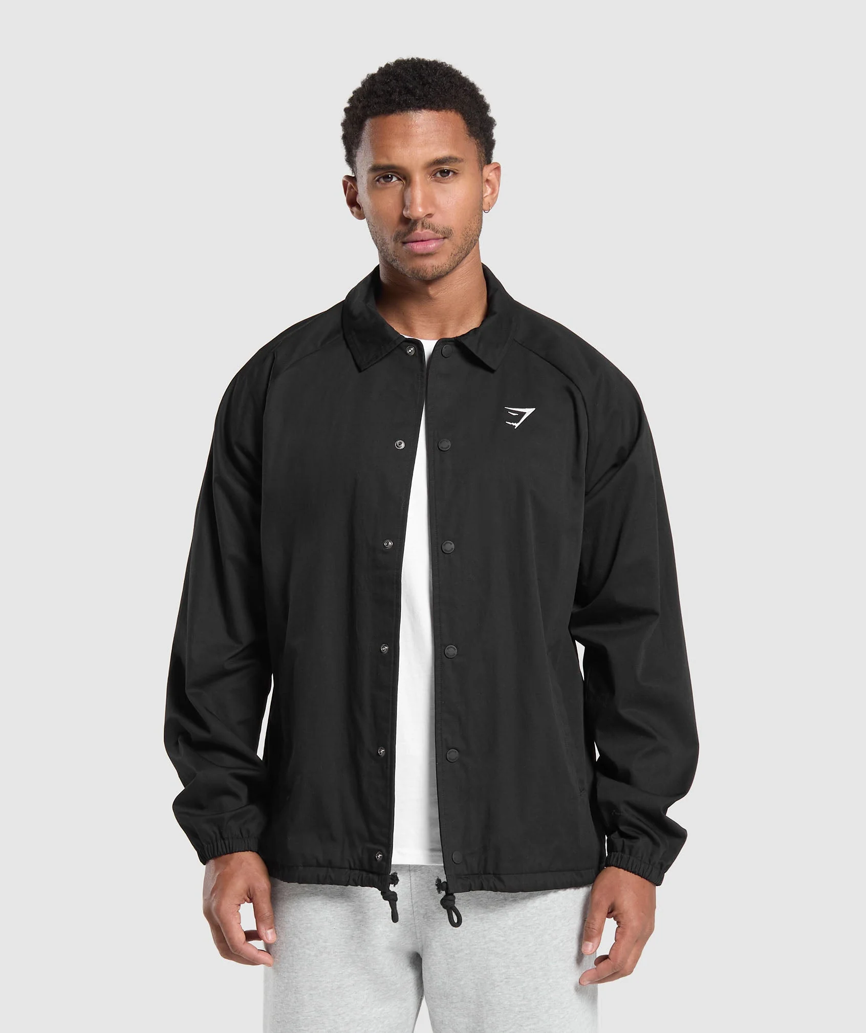 Gymshark Canvas Coach Jacket - Black