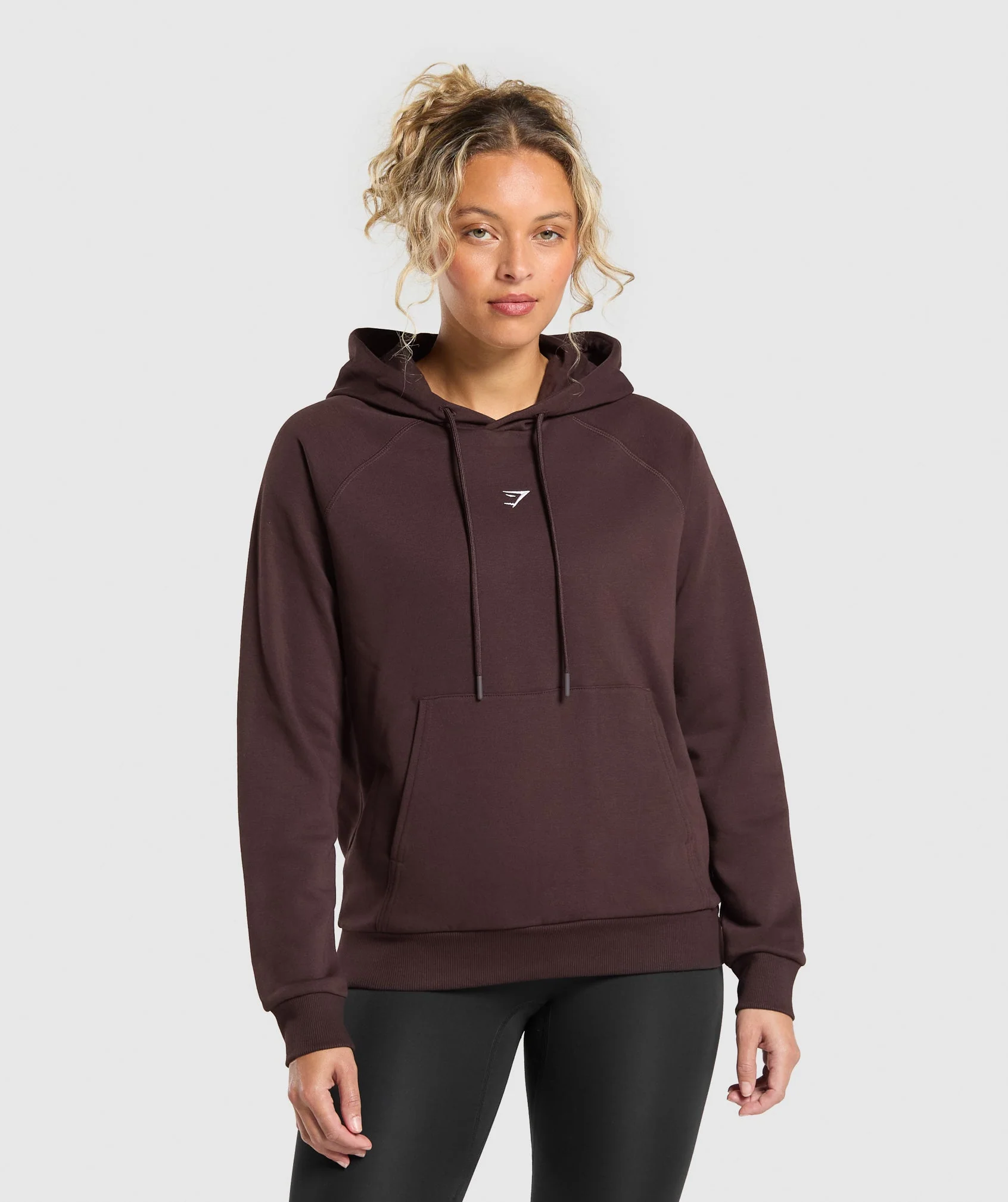 Gymshark Training Fleece Hoodie - Heritage Brown