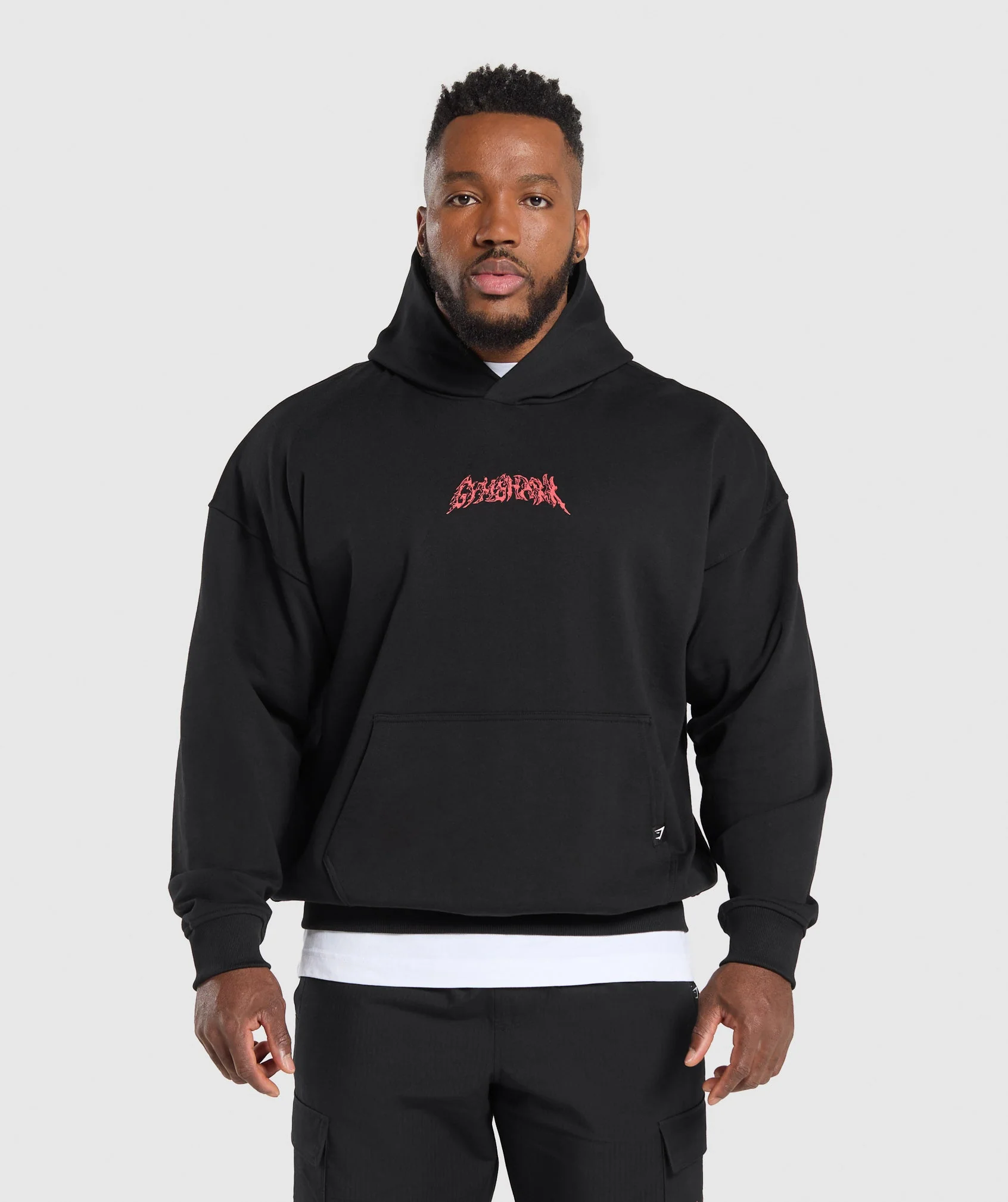 Gymshark Metal Lifting Graphic Hoodie - Black