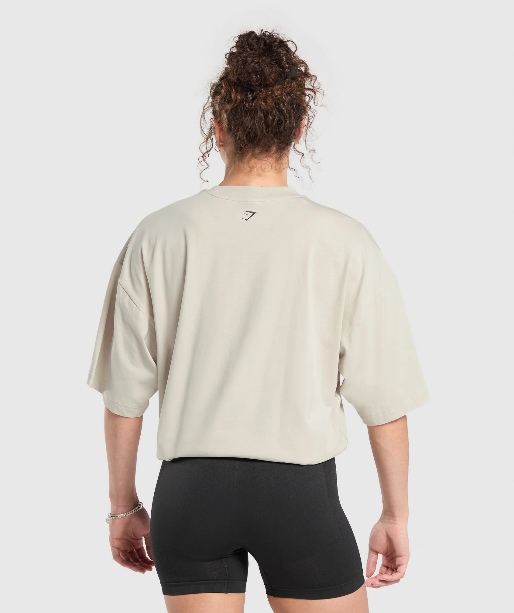 Gymshark Strength Department Graphic T-Shirt - Pebble Grey
