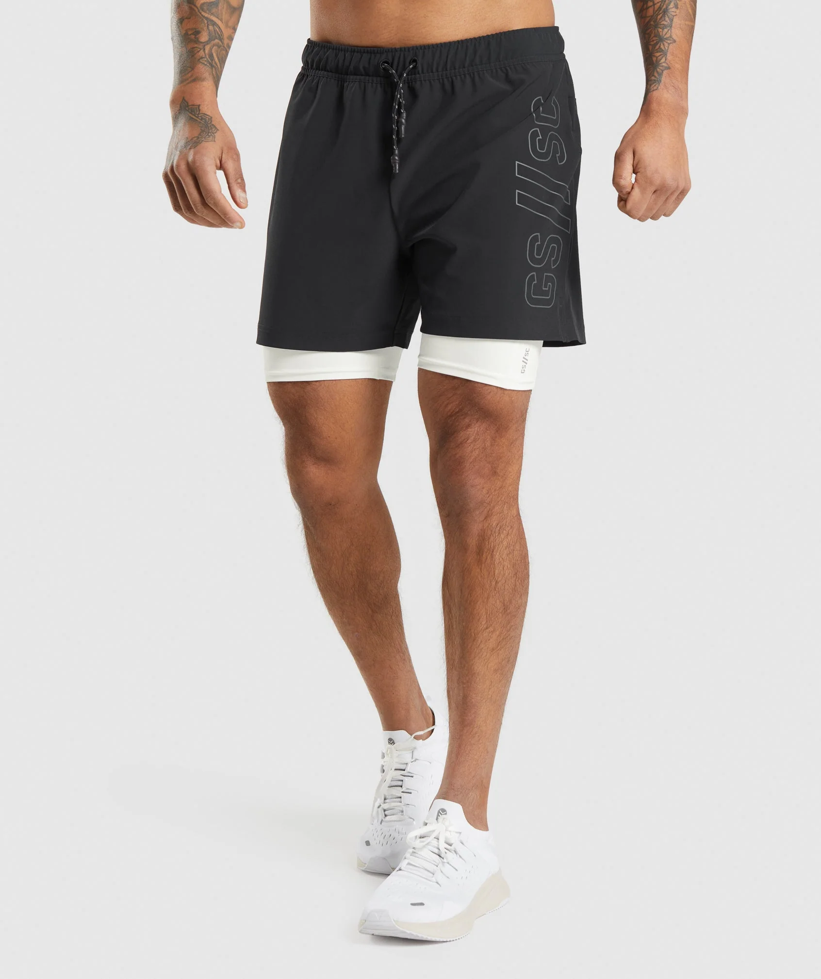 Gymshark//Steve Cook Ranger Shorts - Black