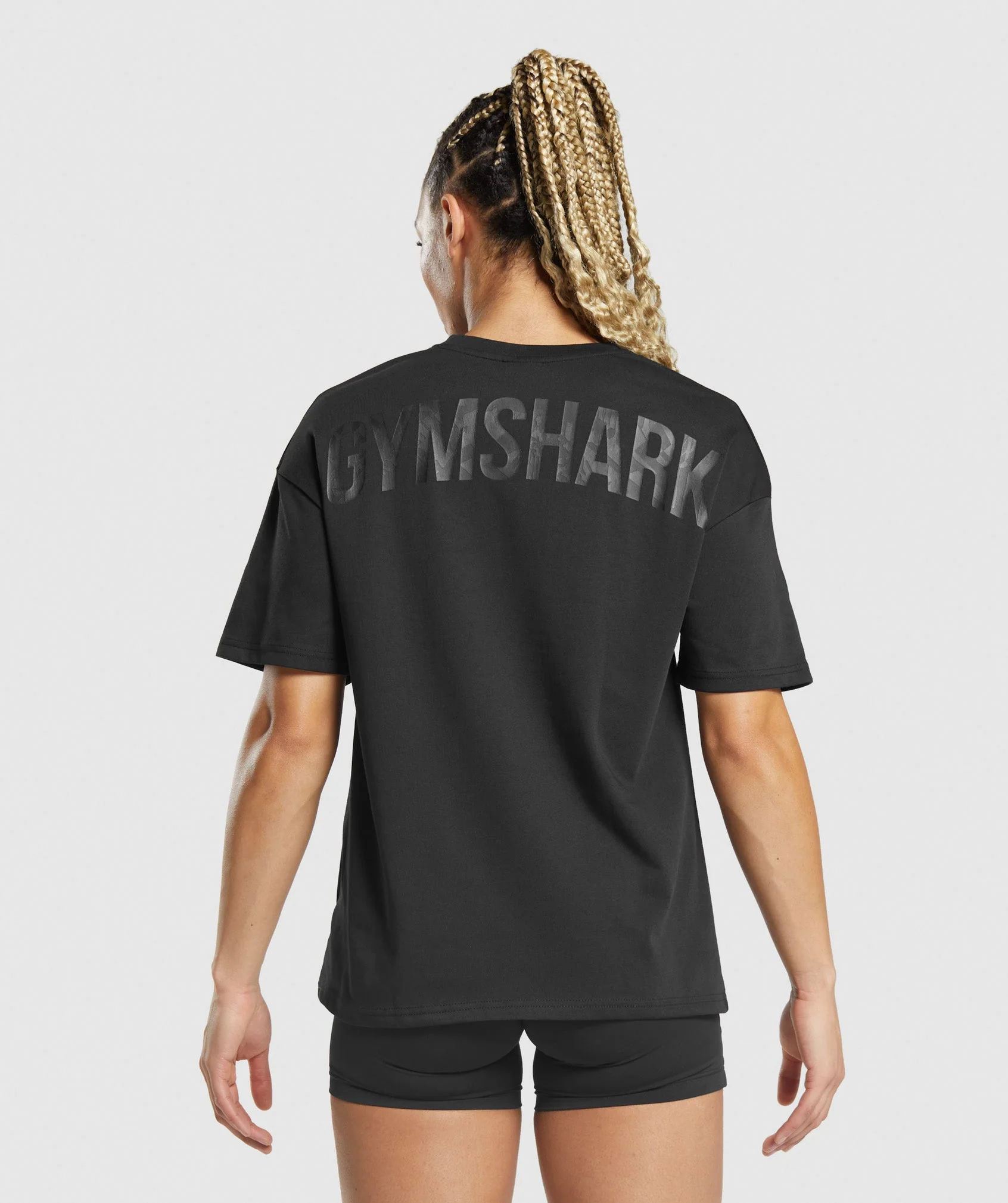 Power Oversized T-Shirt - Black