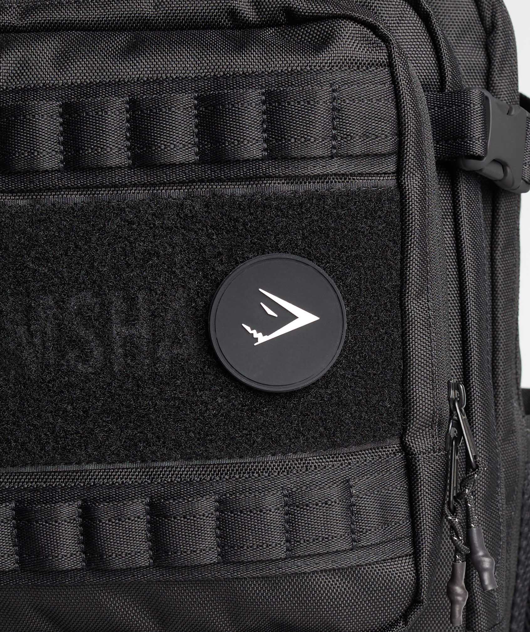 Gymshark Sharkhead Velcro Patch - Black