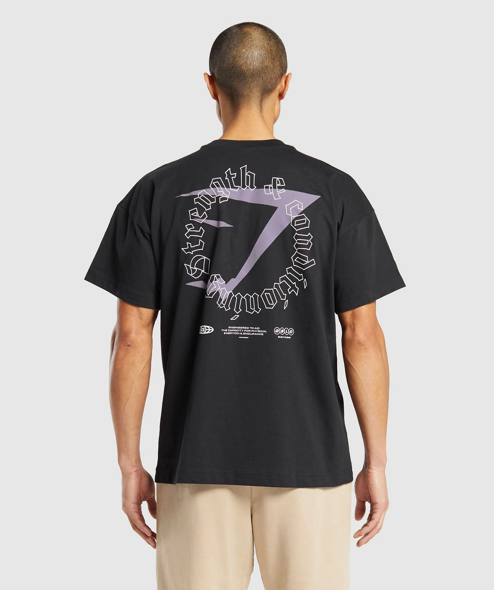 Gymshark Strength and Conditioning T-Shirt - Black