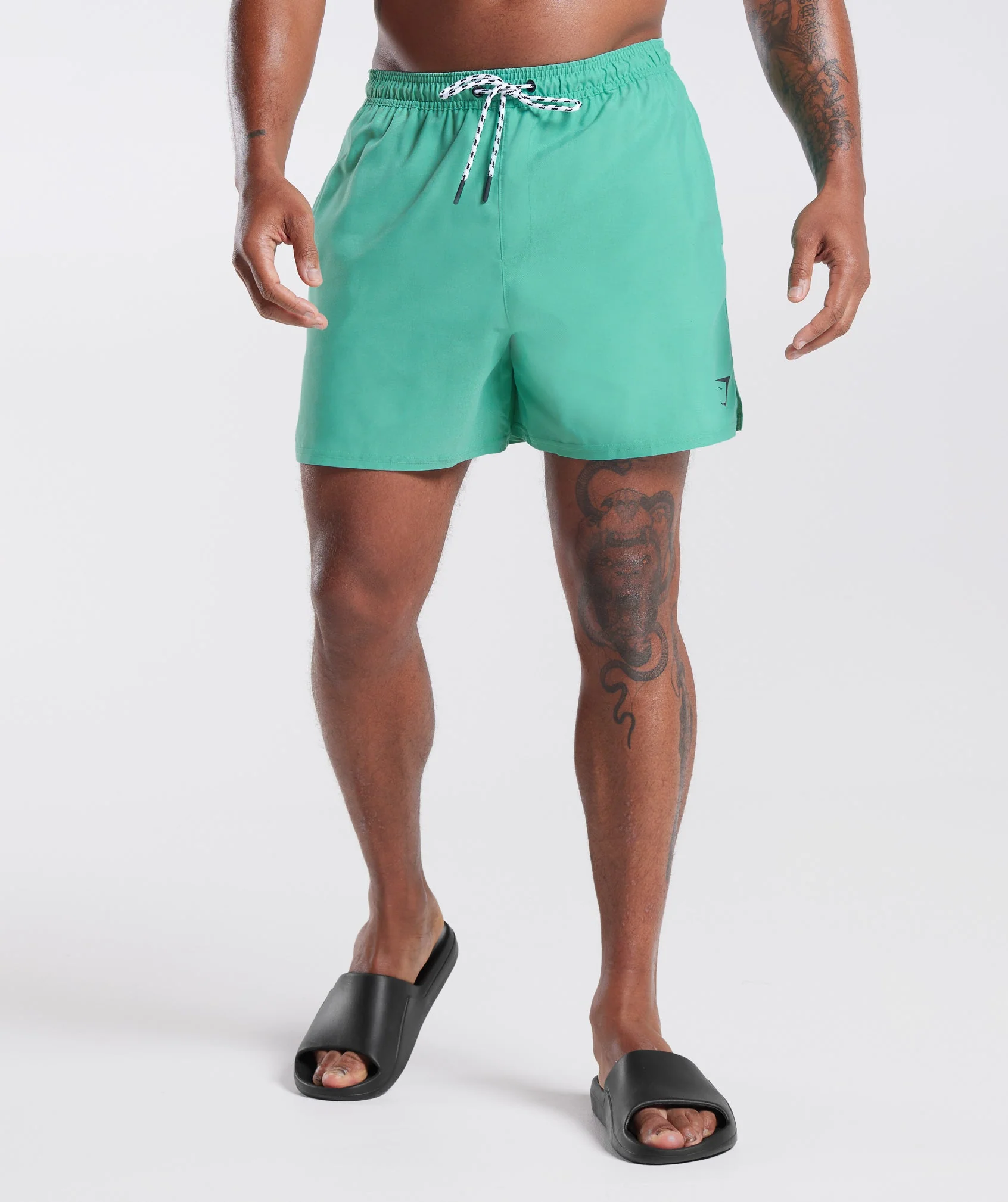 Gymshark 5 Swim Shorts - Oxidized Green