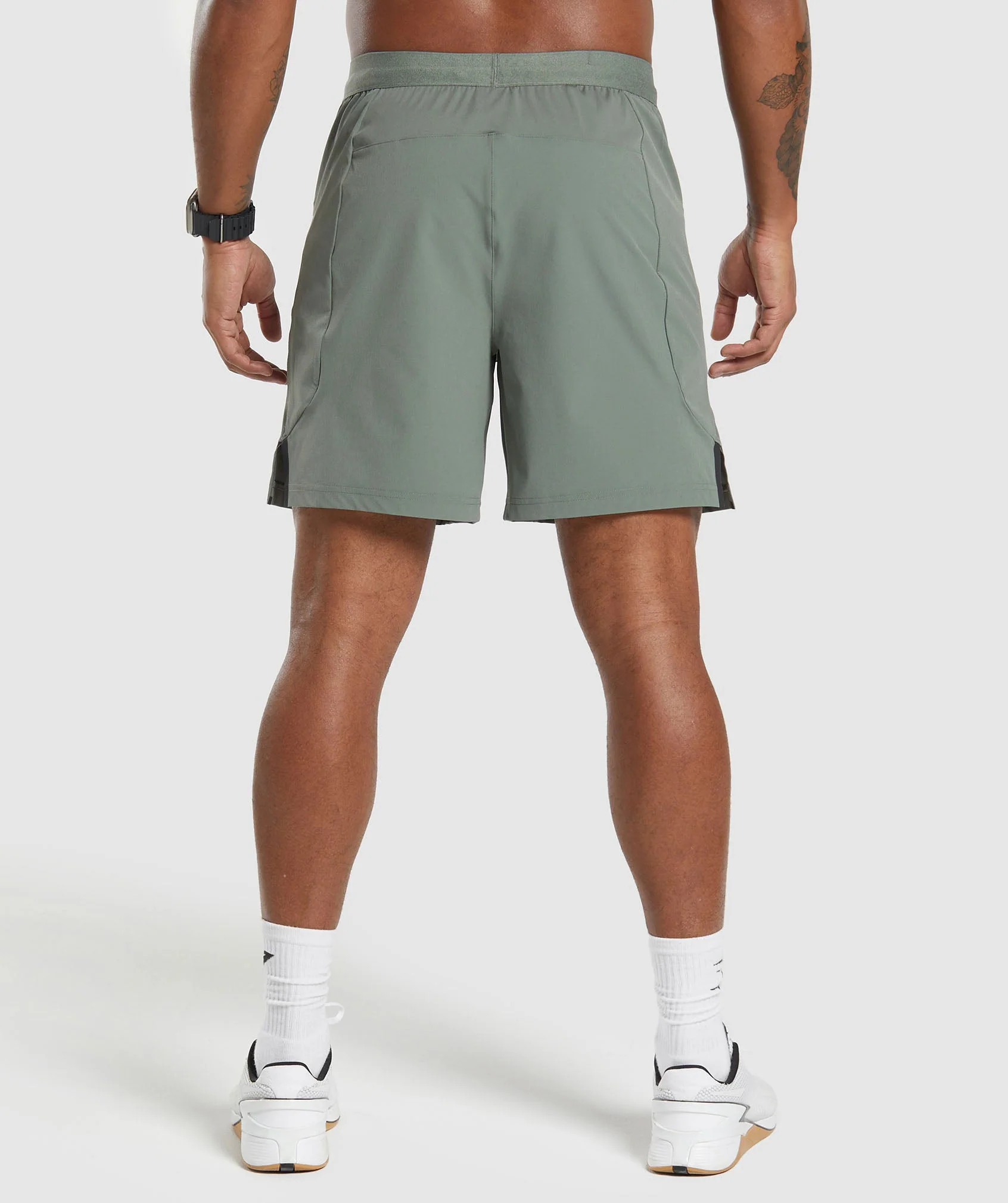 Gymshark Apex 7 Hybrid Shorts - Unit Green