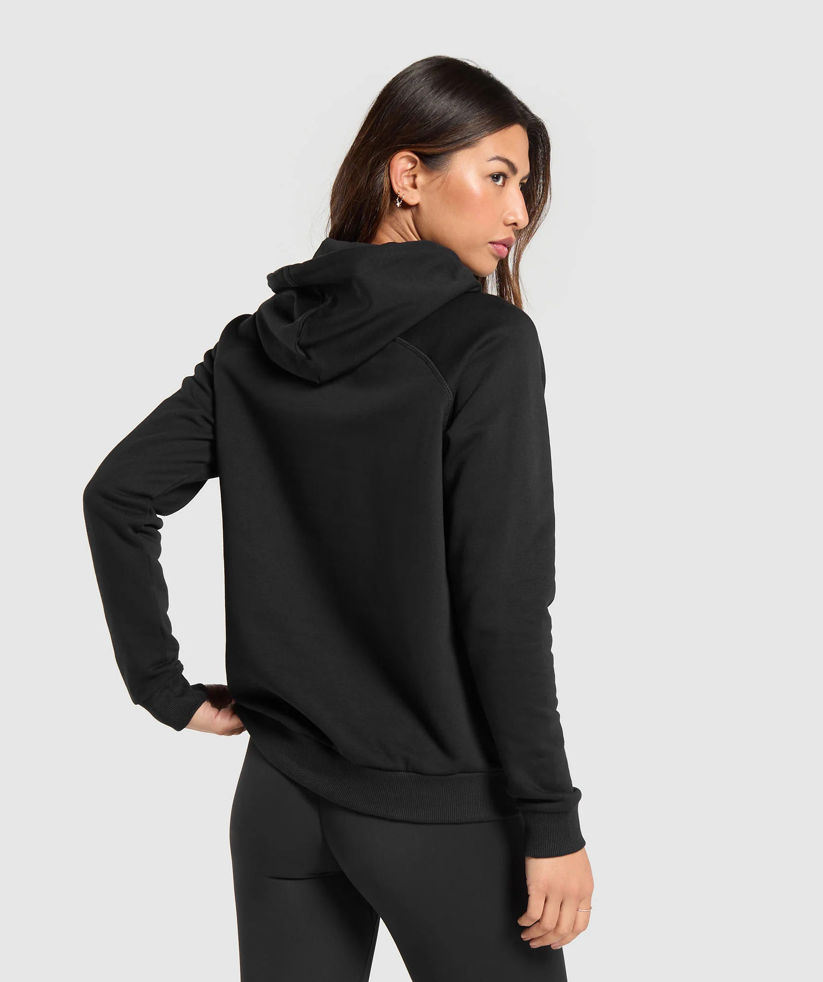 Gymshark Training Fleece Regular Hoodie - Black